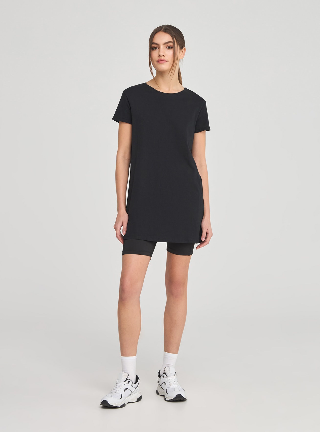 Black Single-colour oversize T-shirt - Buy Online
