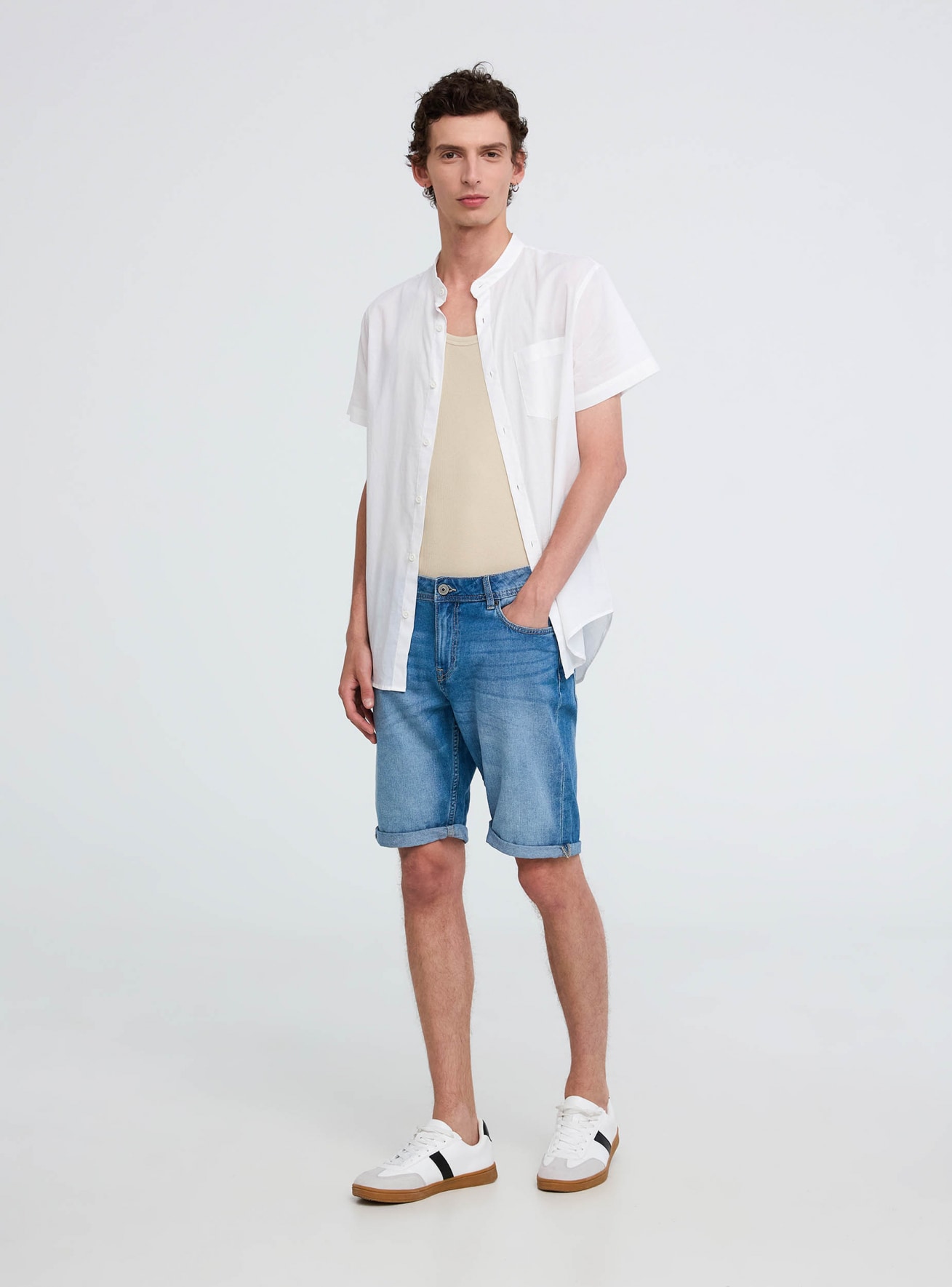 Short pants jeans Man Terranova