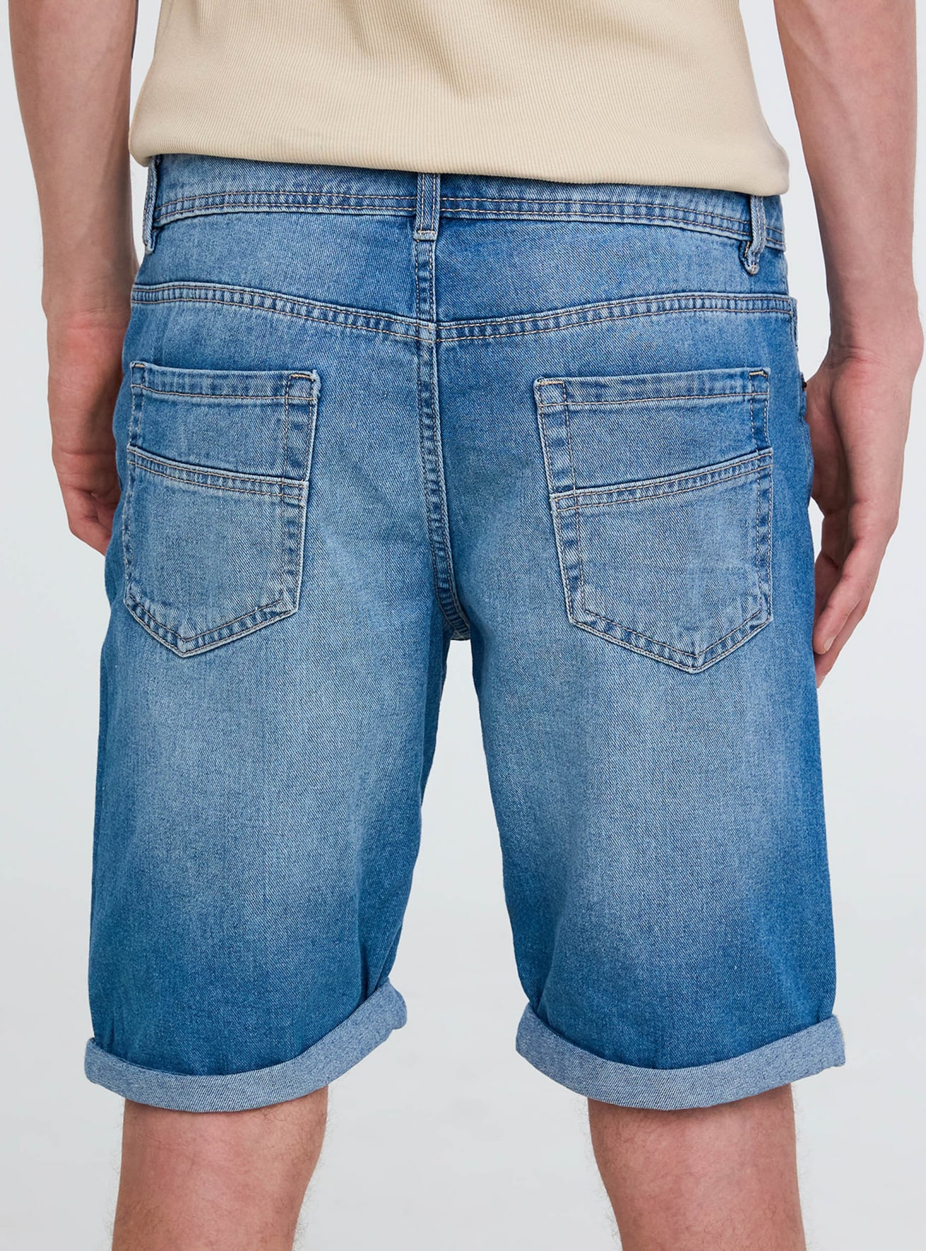 Pantalone Jeans Corto Uomo Terranova