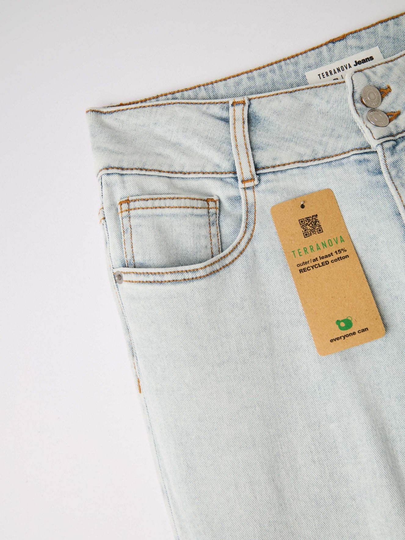 Pantalone Jeans Lungo Dámské Terranova