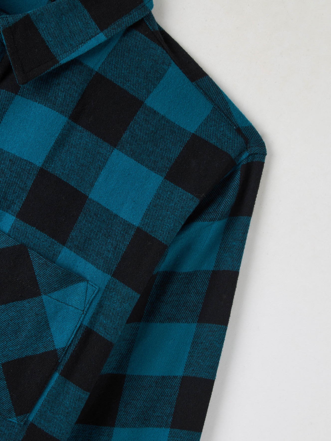 Veste-chemise Coupe Classique - Turquoise/carreaux - HOMME