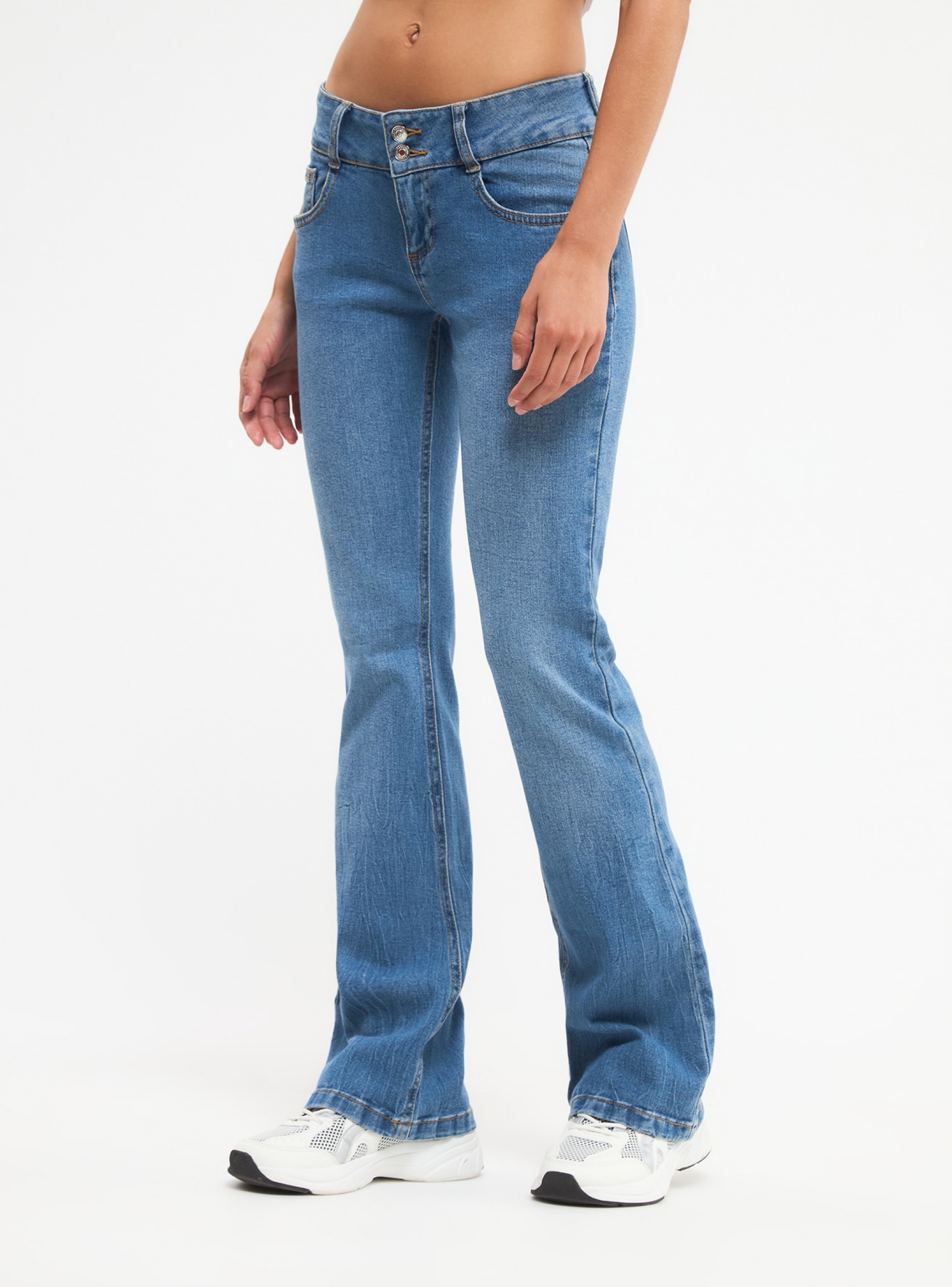 Pantalone Jeans Lungo Damen Terranova