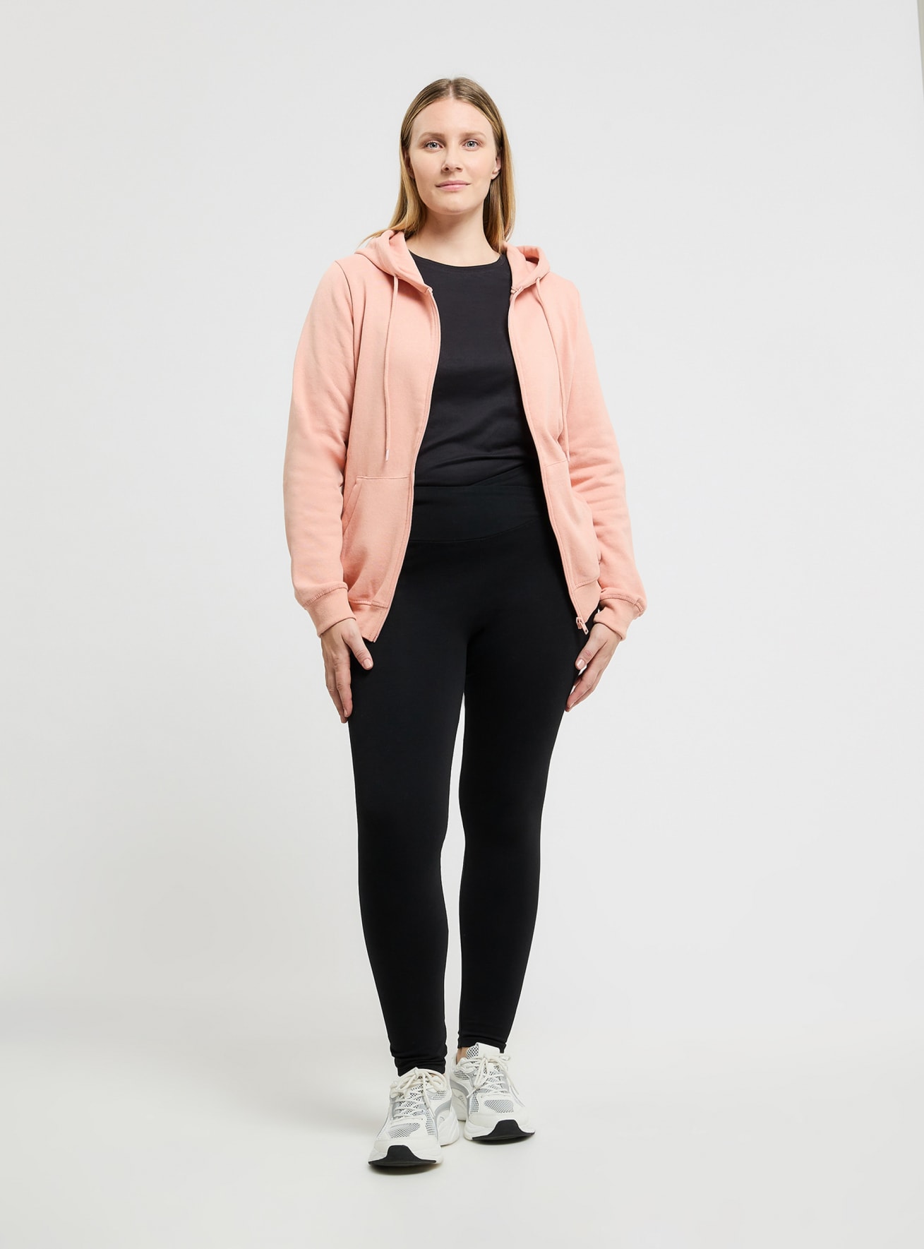 Pink Single-colour hoodie - Buy Online