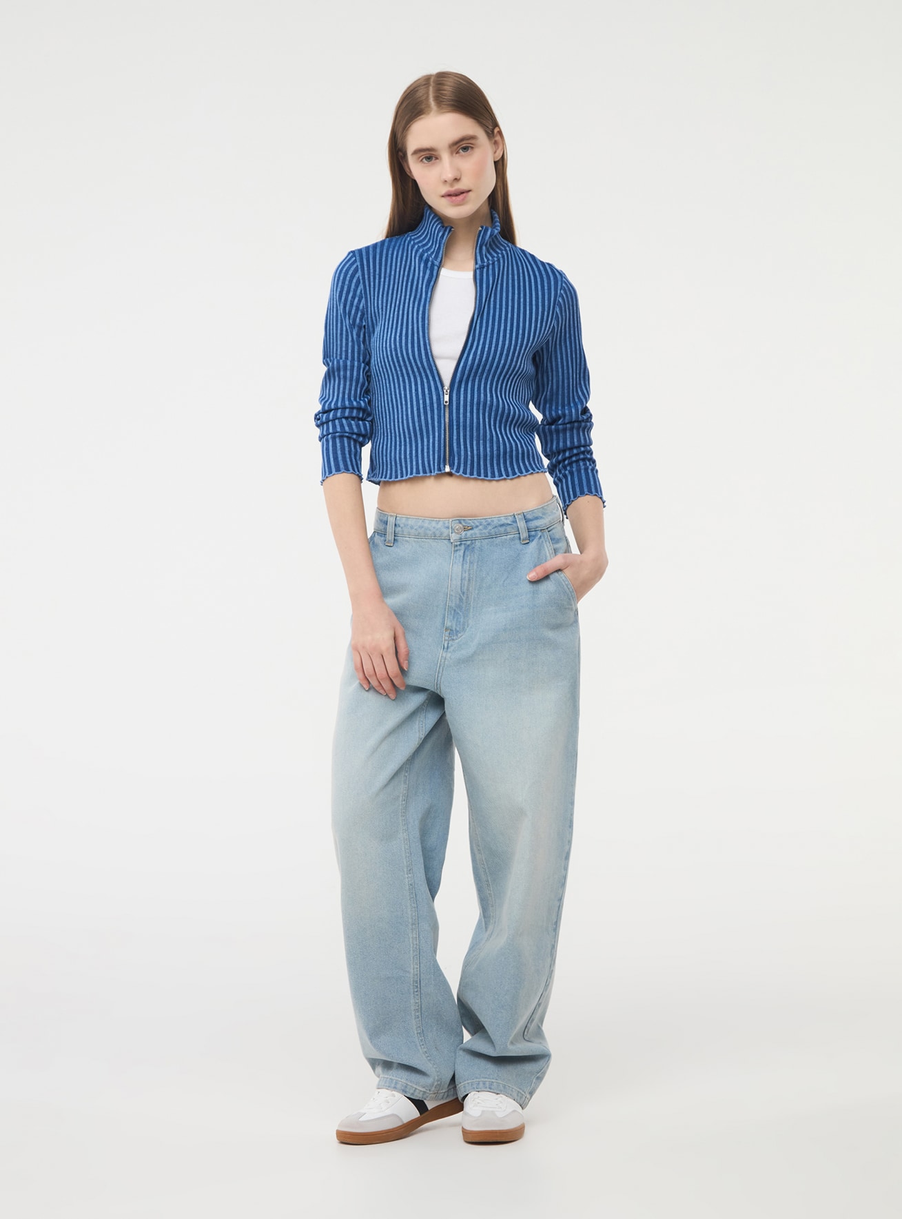 Jeans baggy Blu denim chiaro - Acquista Online