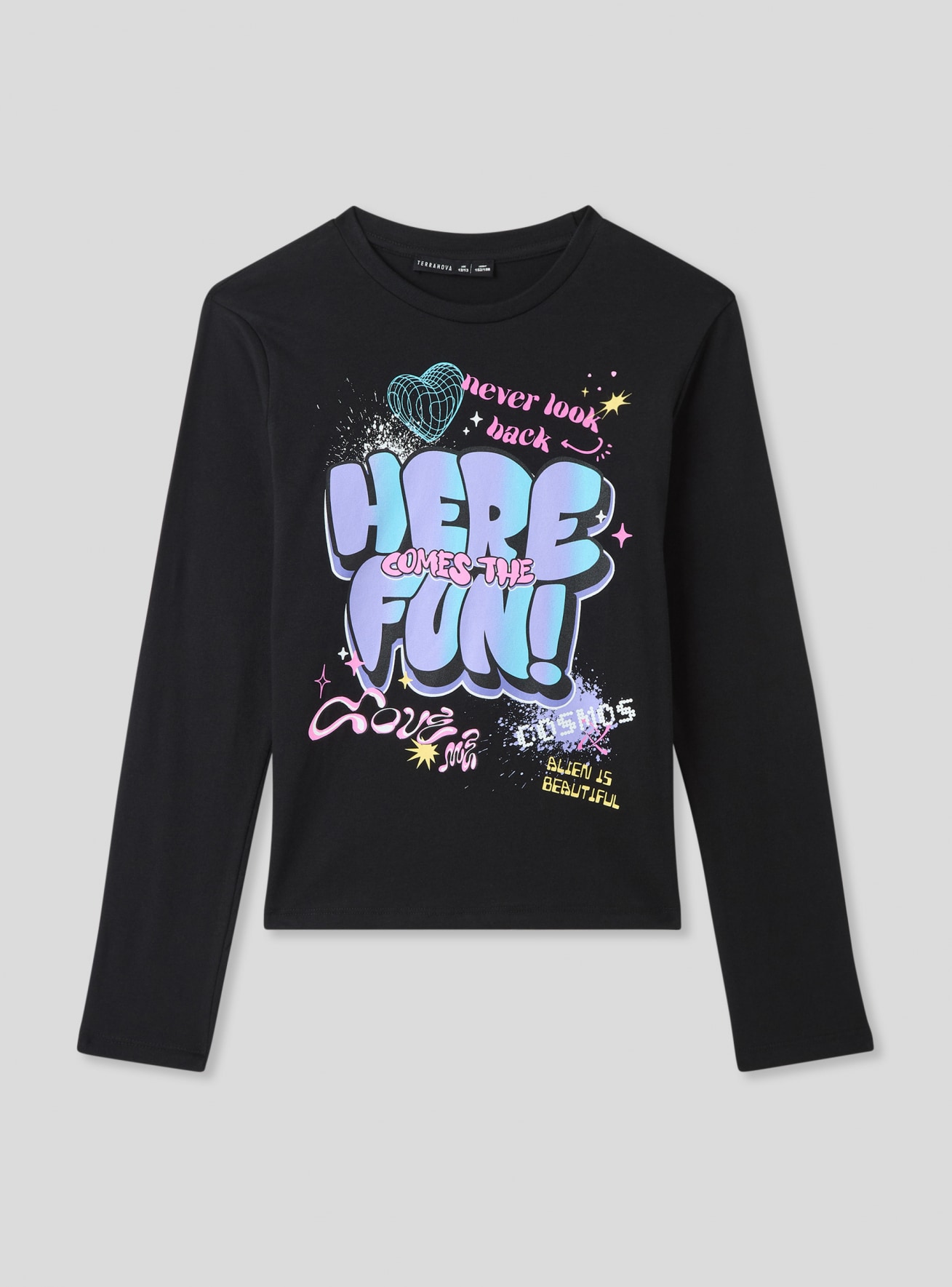 Long-sleeved T-shirt Girls Terranova