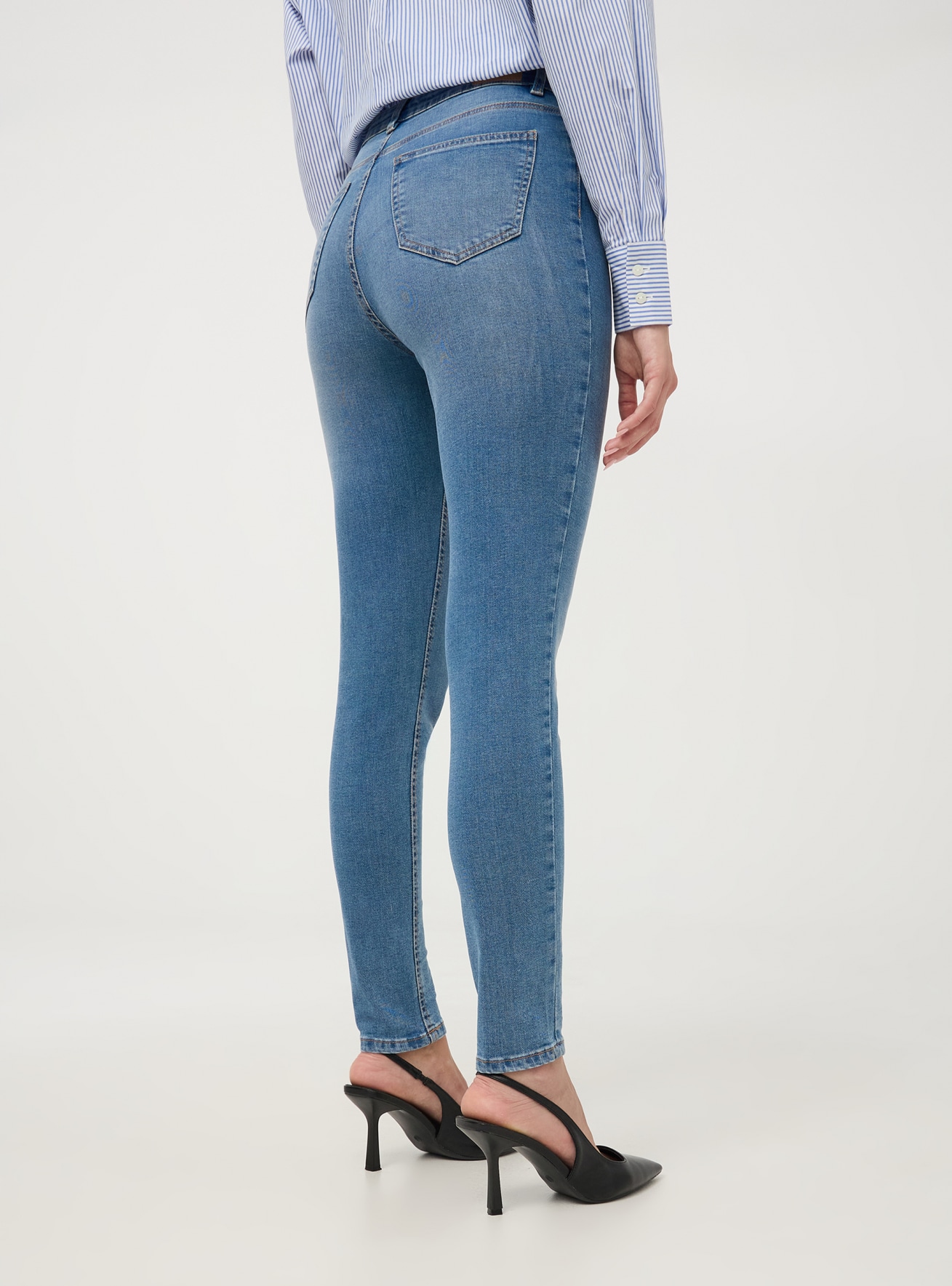 Pantalone Jeans Lungo Damen Terranova