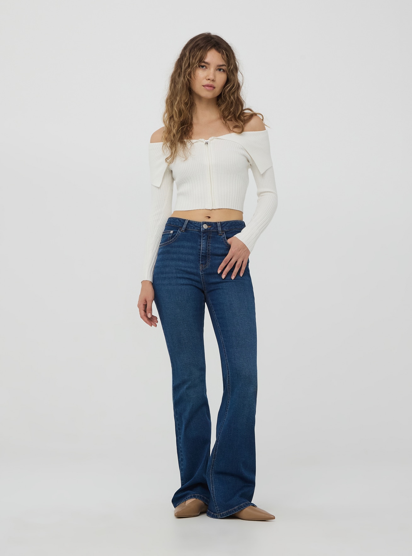 Long pants jeans Woman Terranova