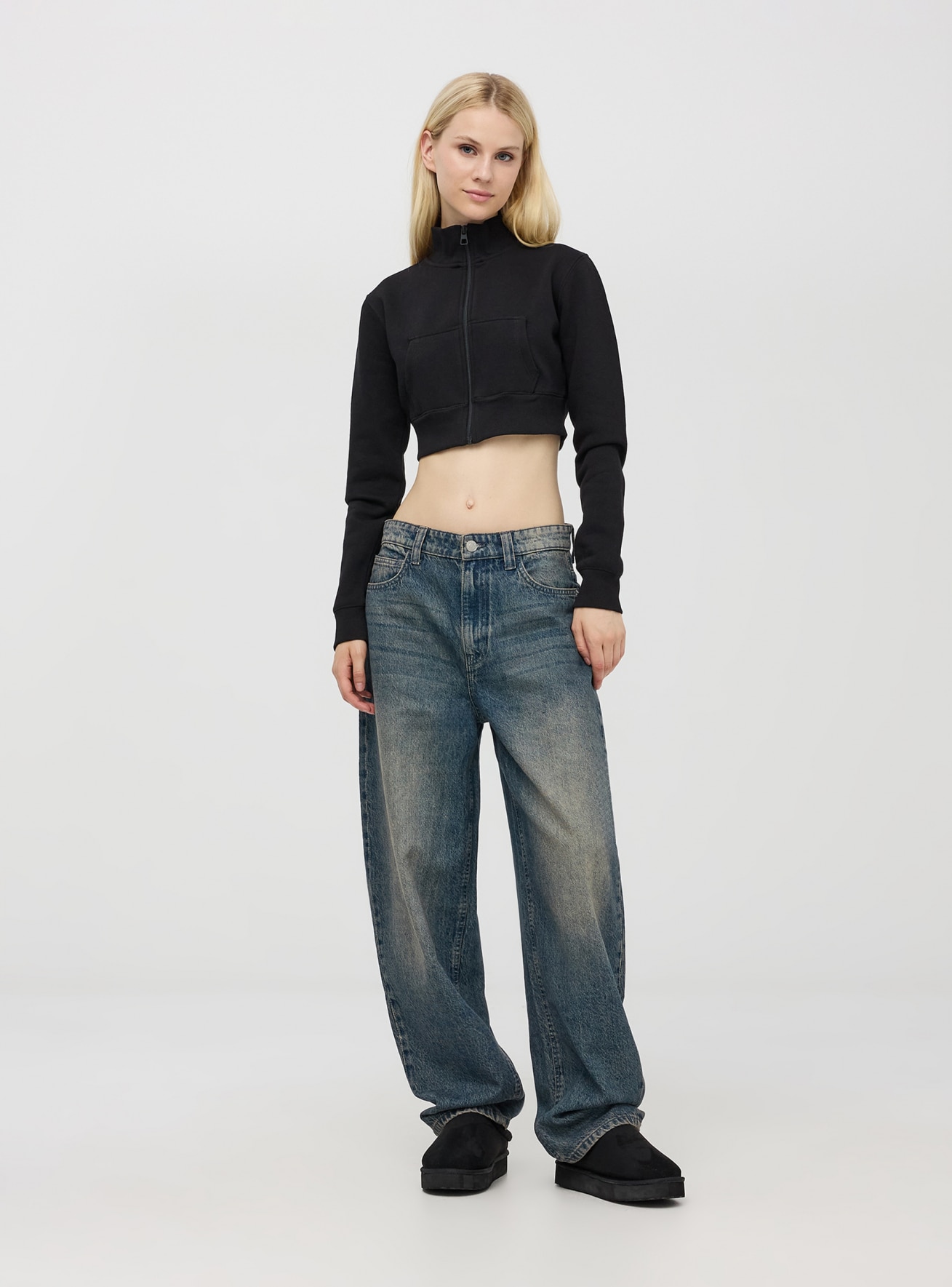 Long pants jeans Woman Terranova