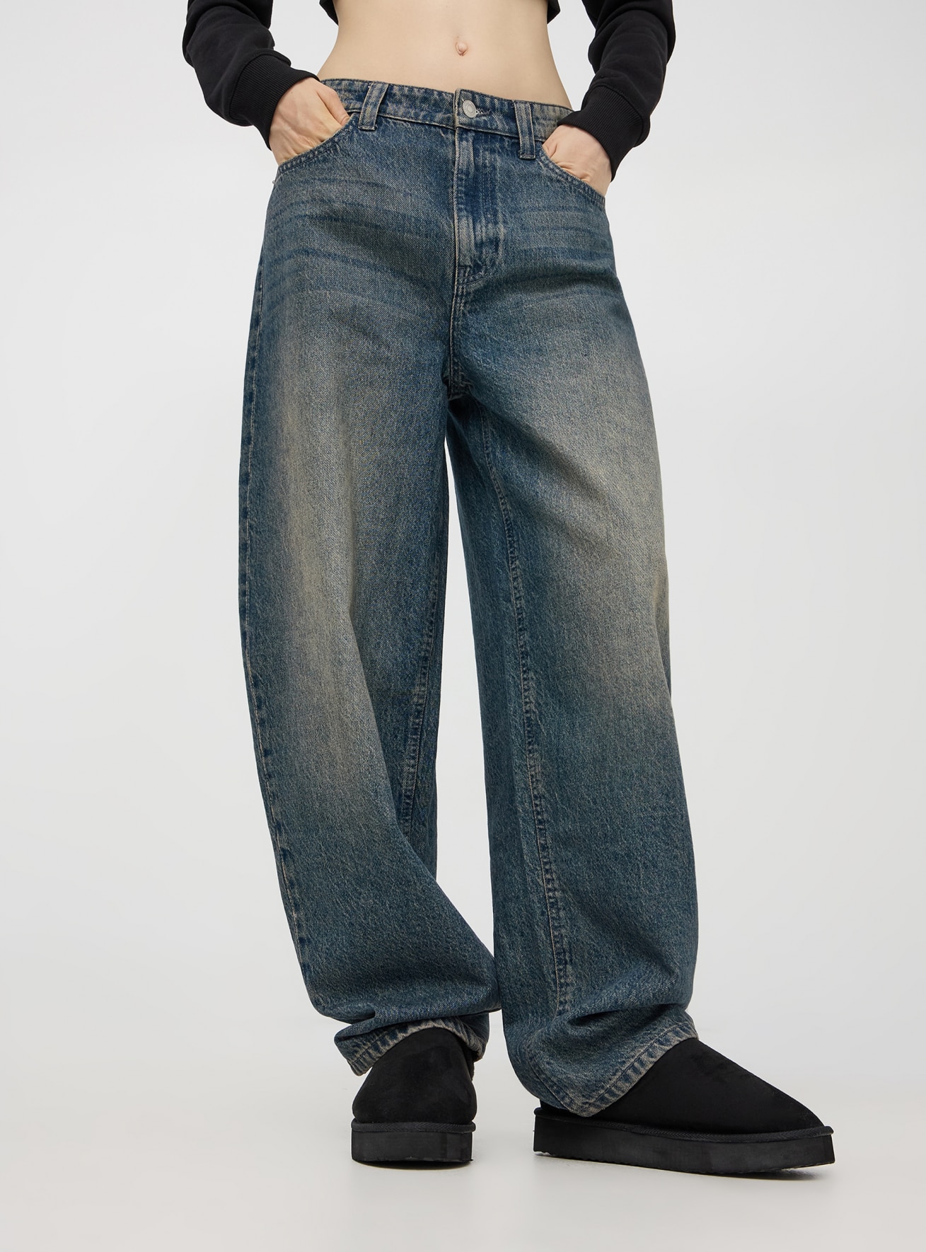 Pantalone Jeans Lungo Dámské Terranova