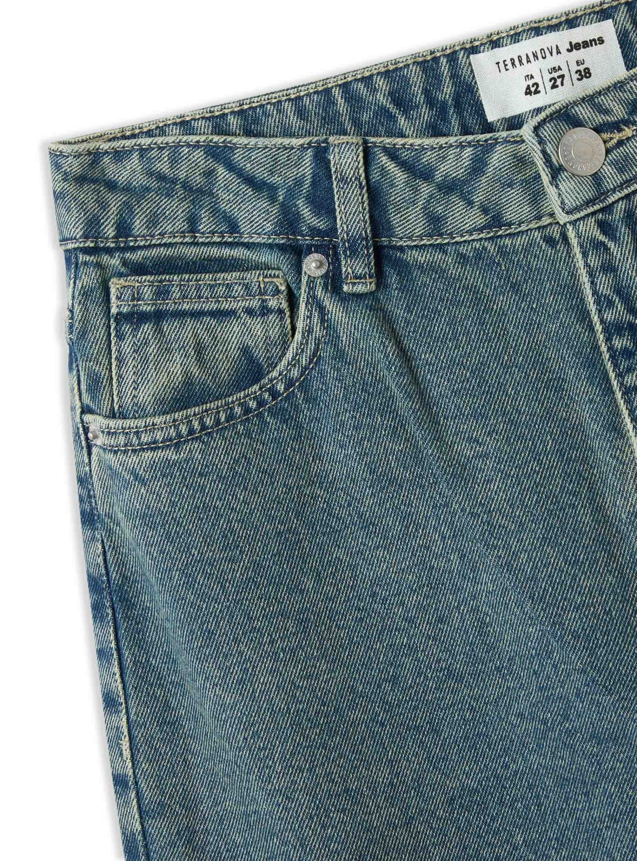 Pantalone Jeans Lungo Dámské Terranova