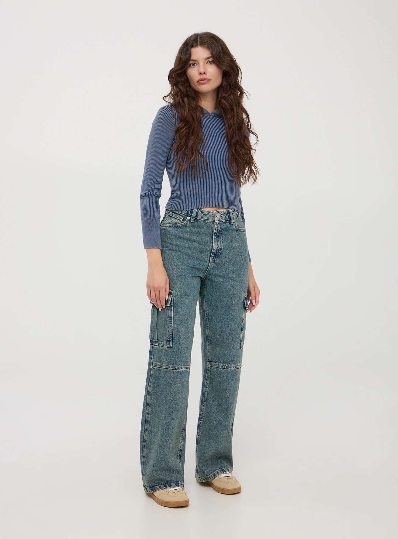 Pantalone Jeans Lungo Donna Terranova