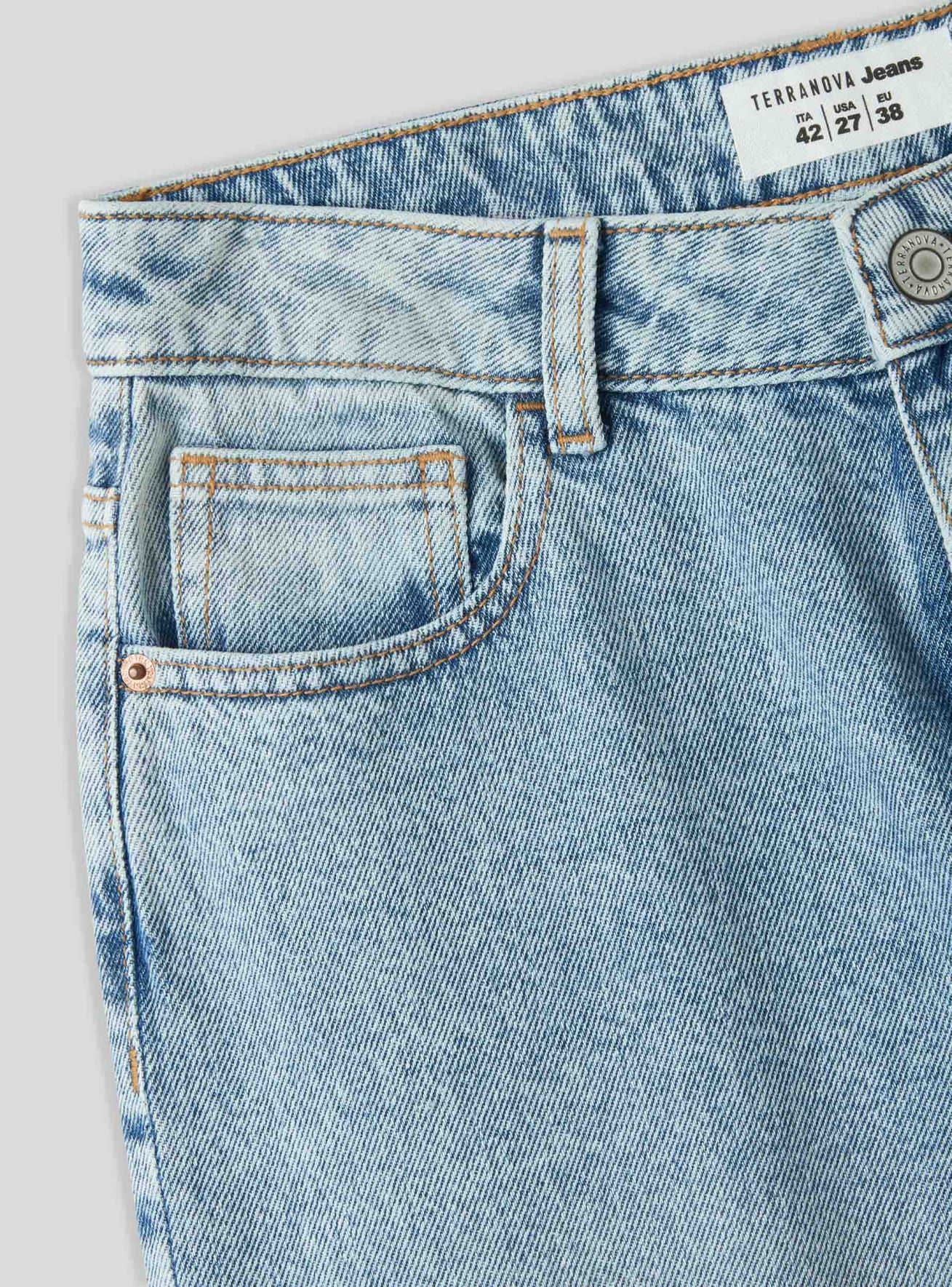 Pantalone Jeans Lungo Damen Terranova