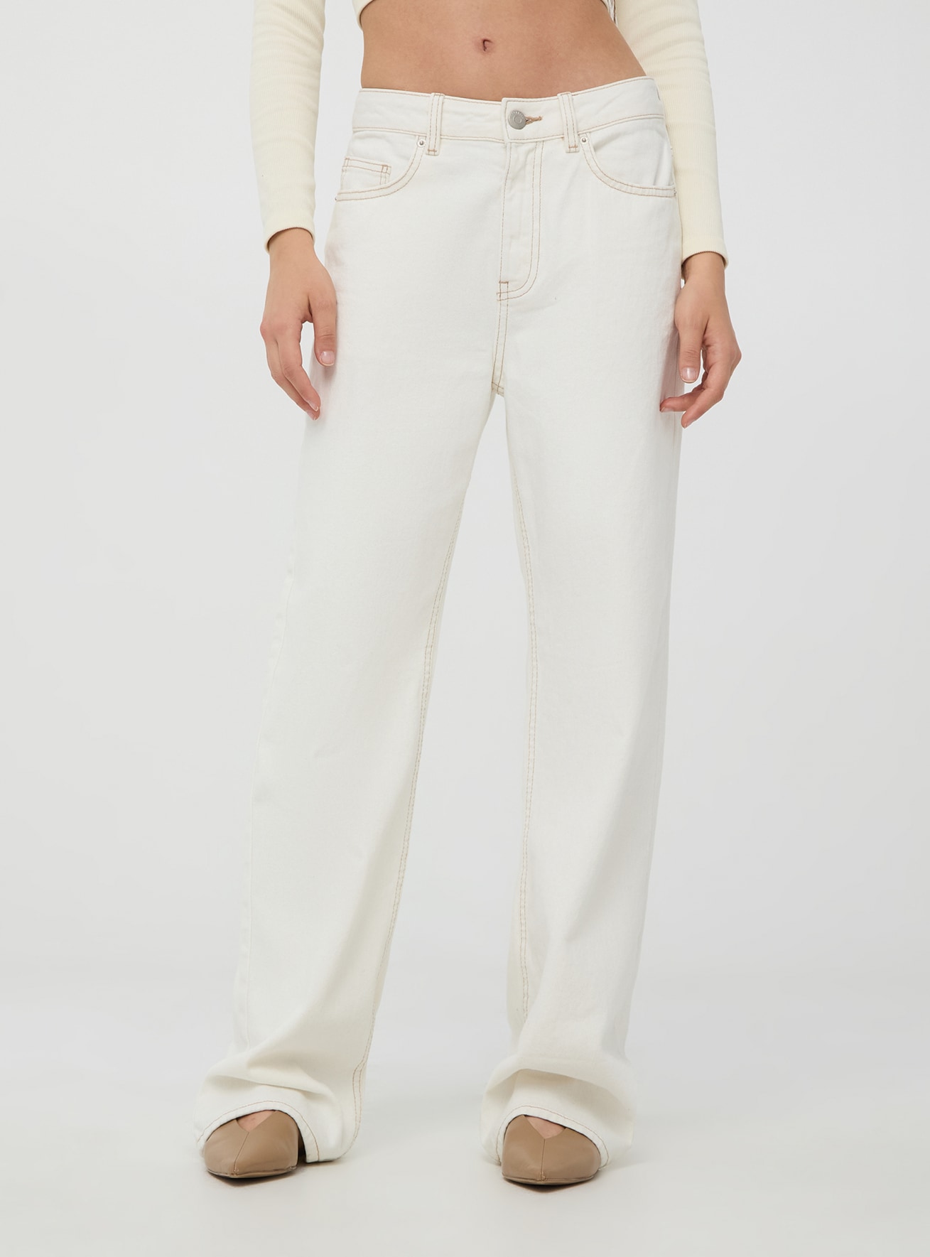 Long pants jeans Woman Terranova