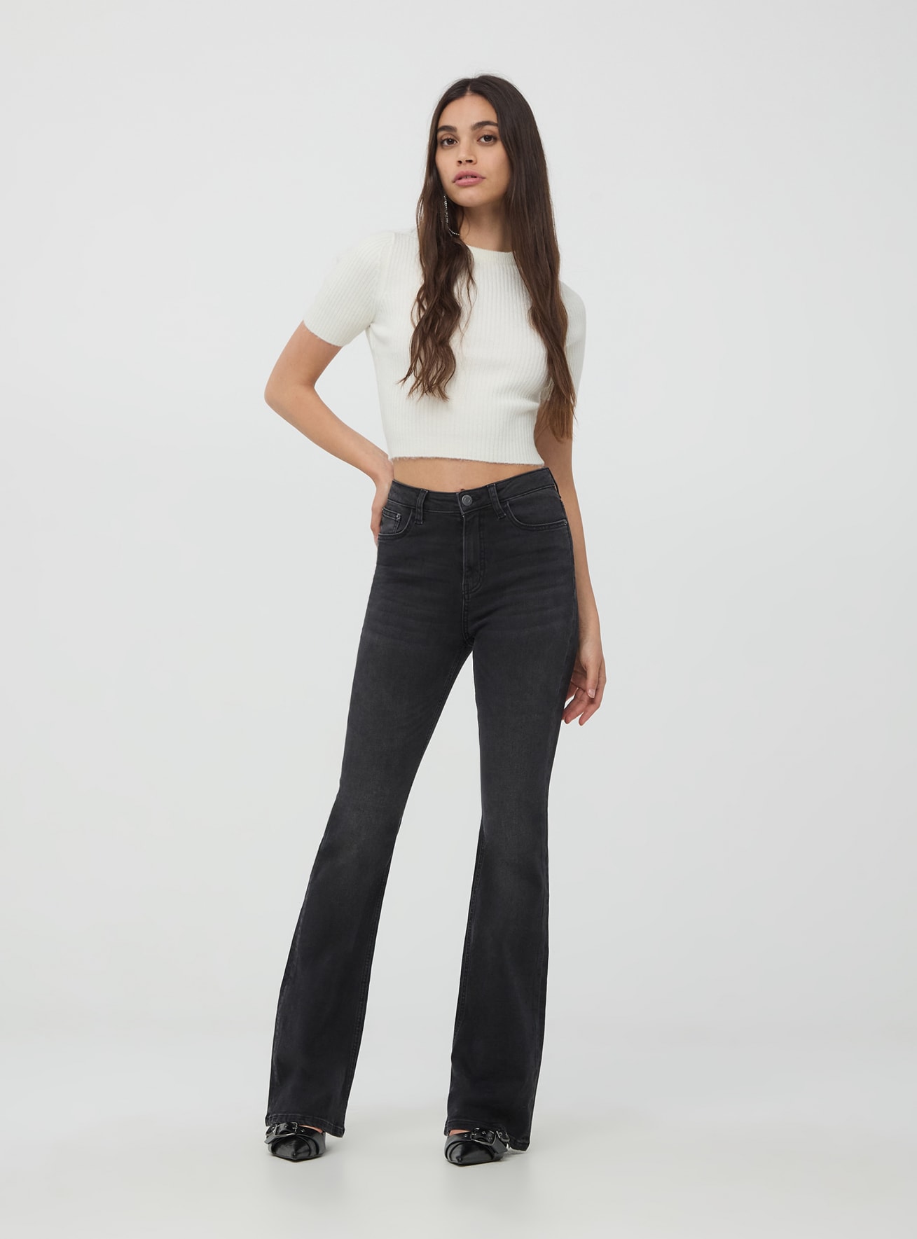 Pantalone Jeans Lungo Donna Terranova