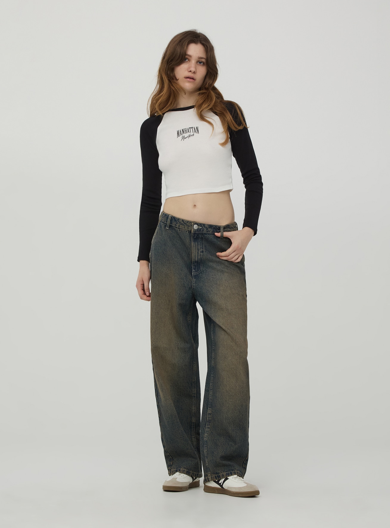 Long pants jeans Woman Terranova