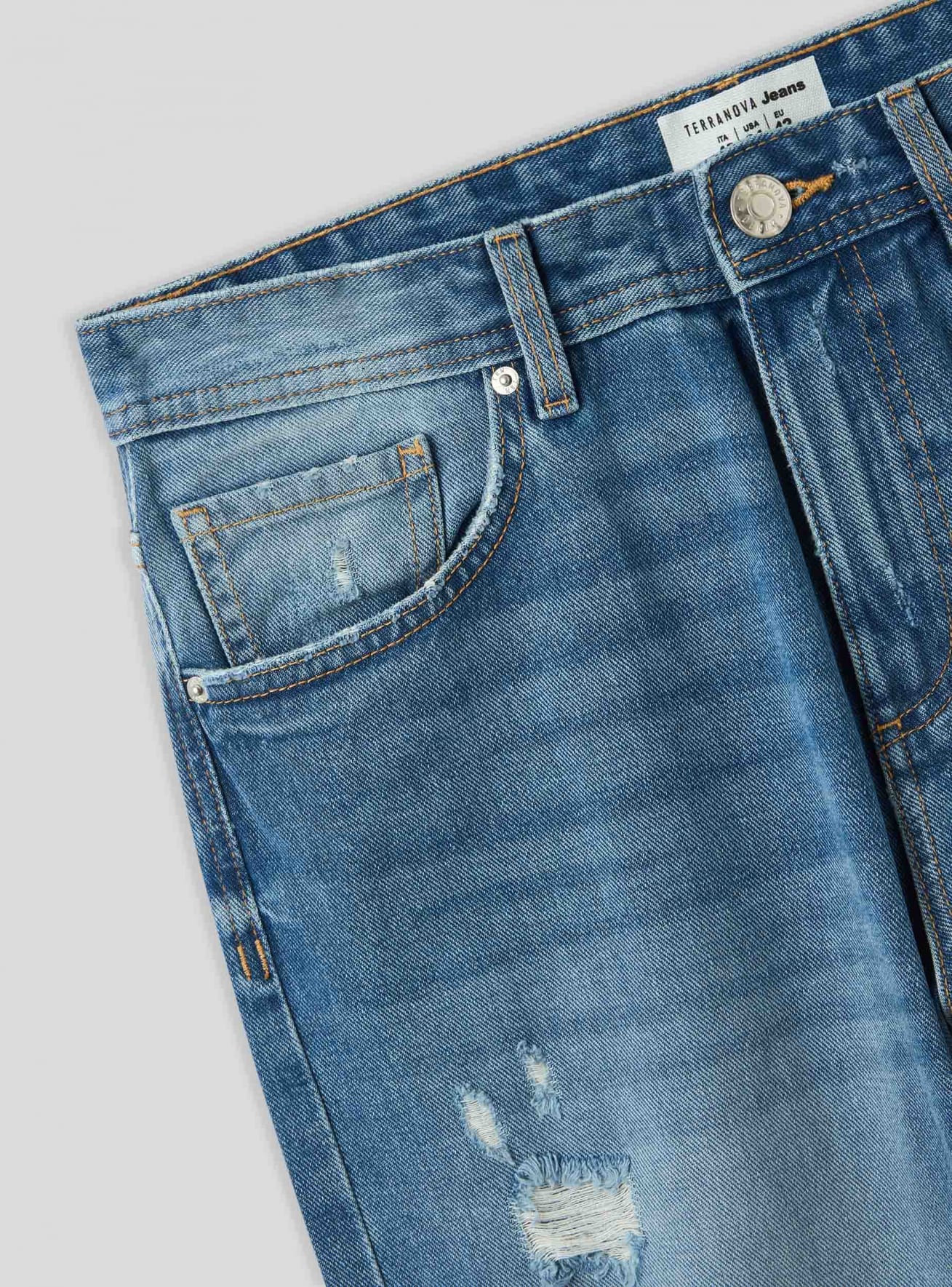 Pantalone Jeans Lungo Uomo Terranova