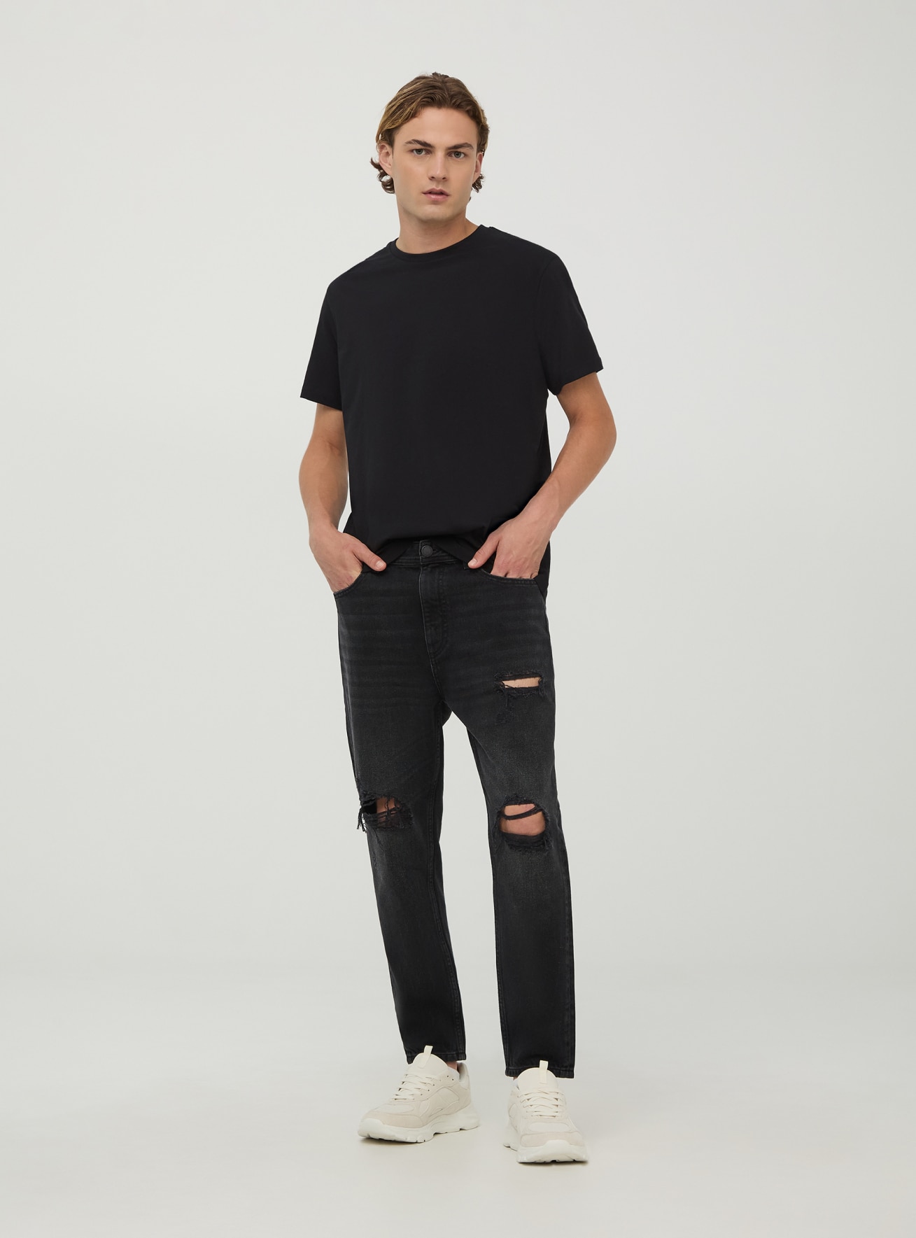 Pantalone Jeans Lungo Pánské Terranova