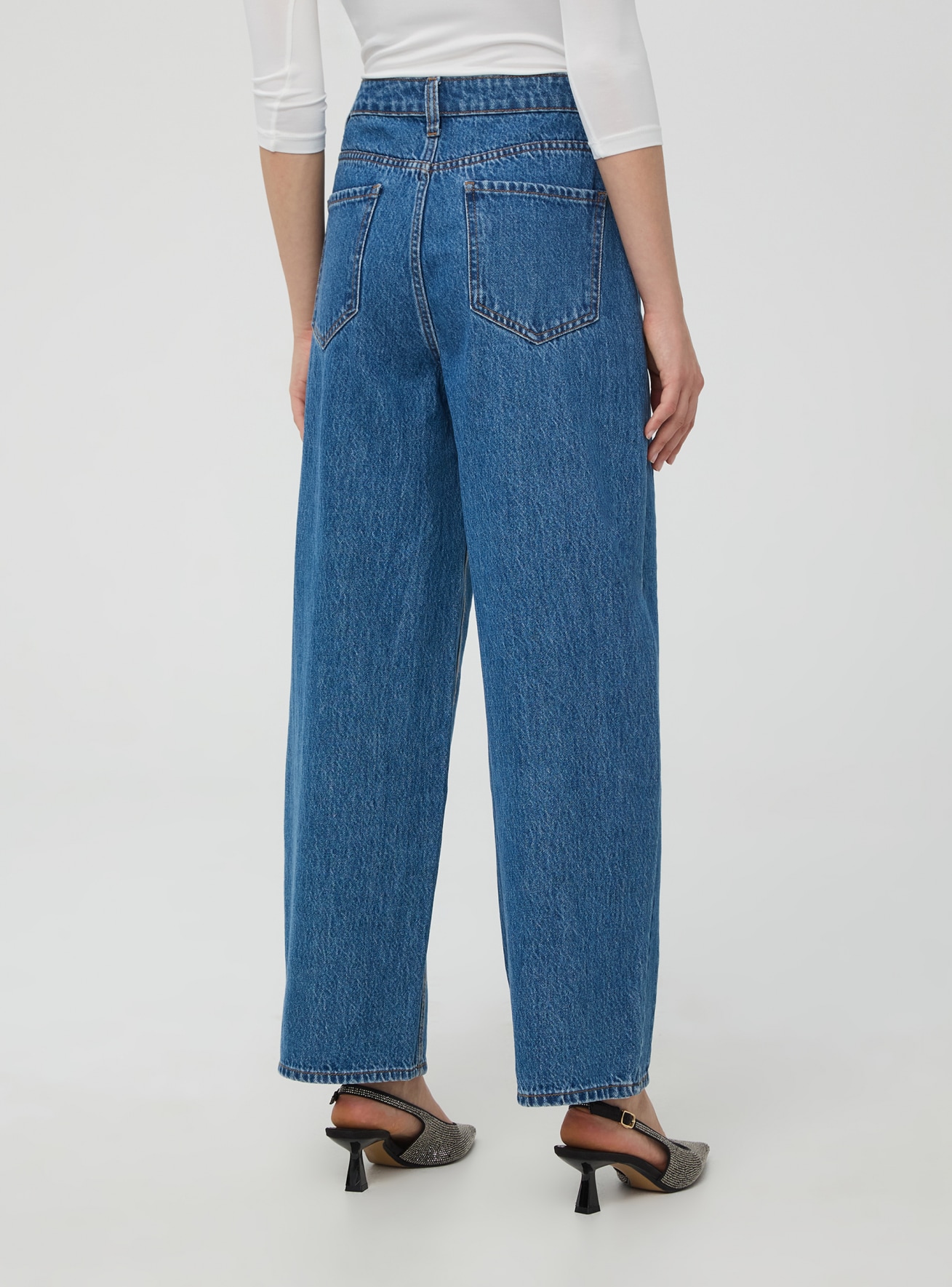 Pantalone Jeans Lungo Damen Terranova