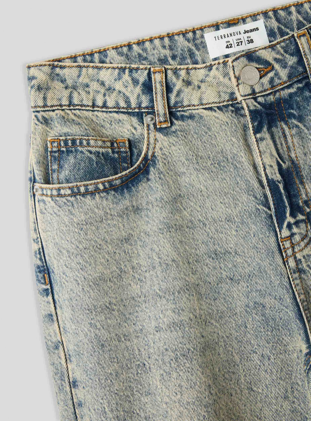 Pantalone Jeans Lungo Damen Terranova