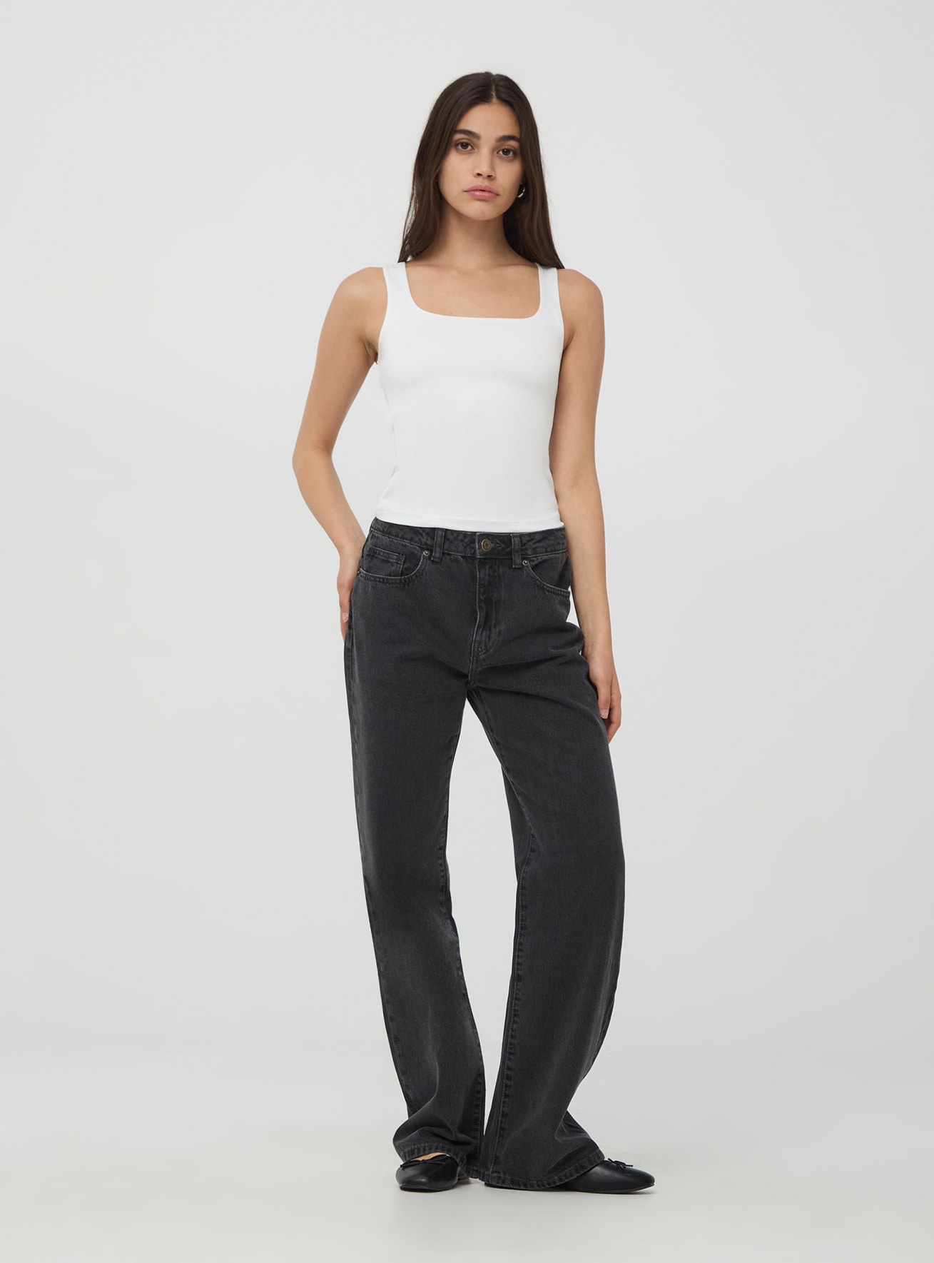 Pantalone Jeans Lungo Donna Terranova