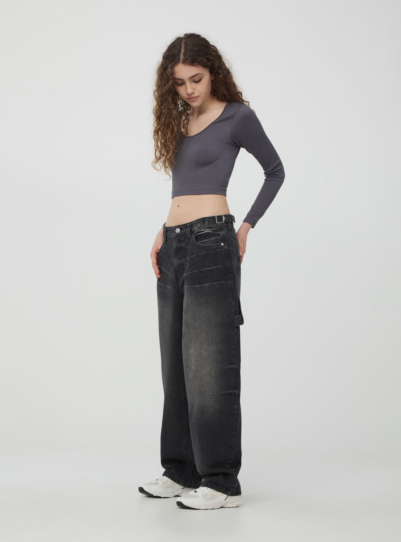 Long pants jeans Woman Terranova