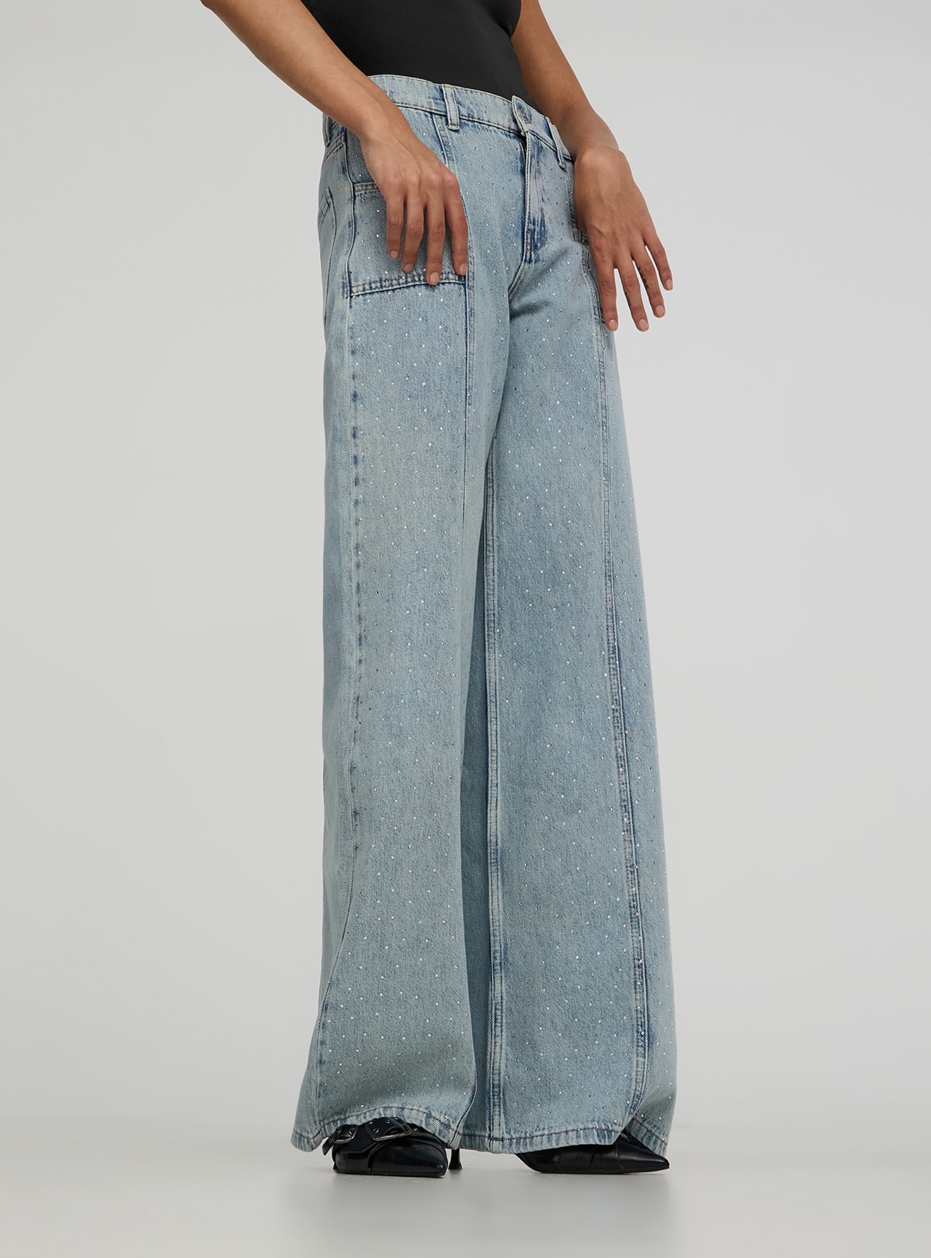 Long pants jeans Woman Terranova