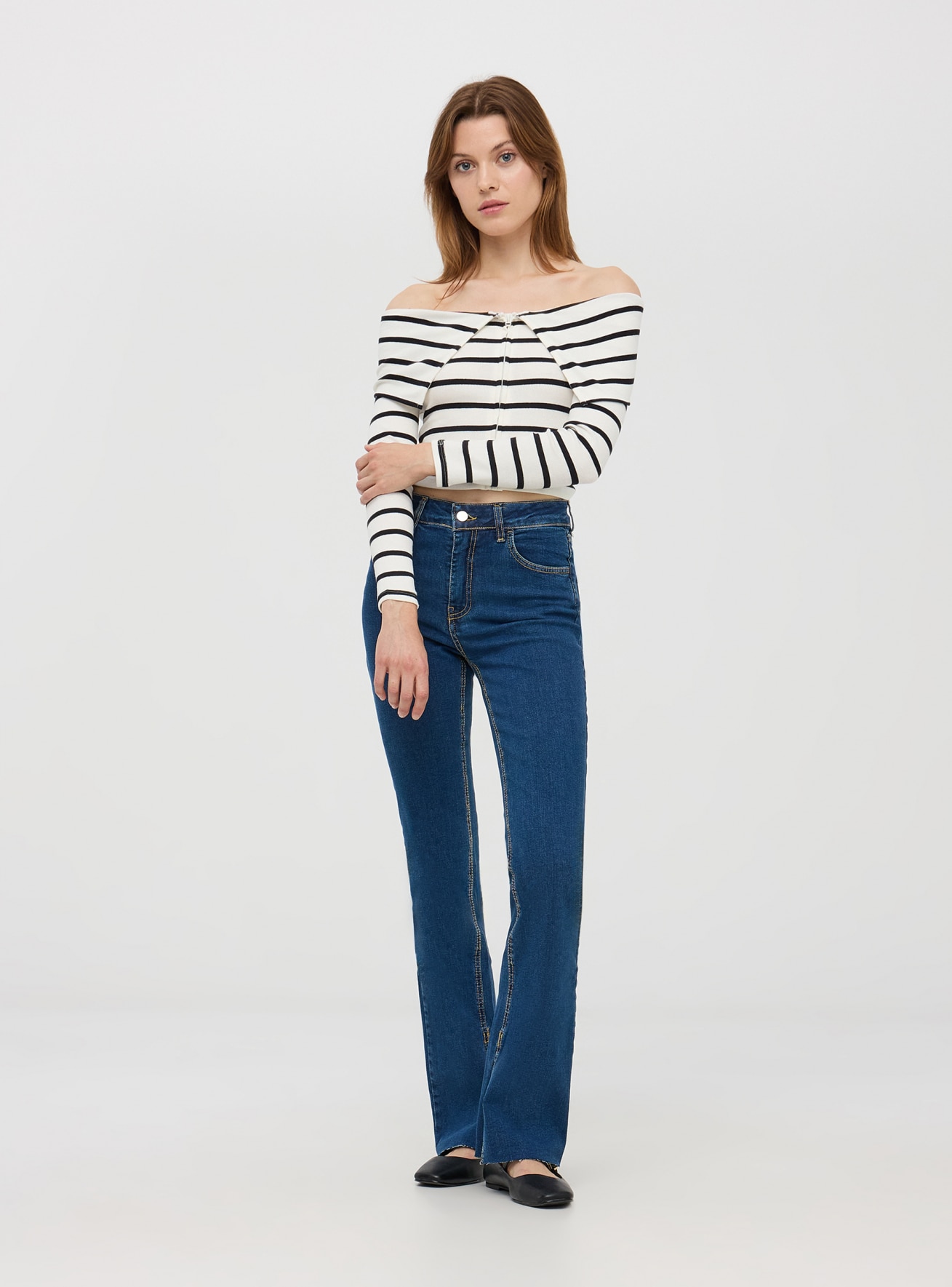 Pantalone Jeans Lungo Damen Terranova