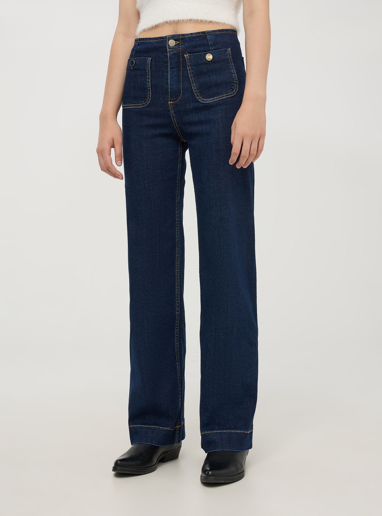 Long pants jeans Woman Terranova