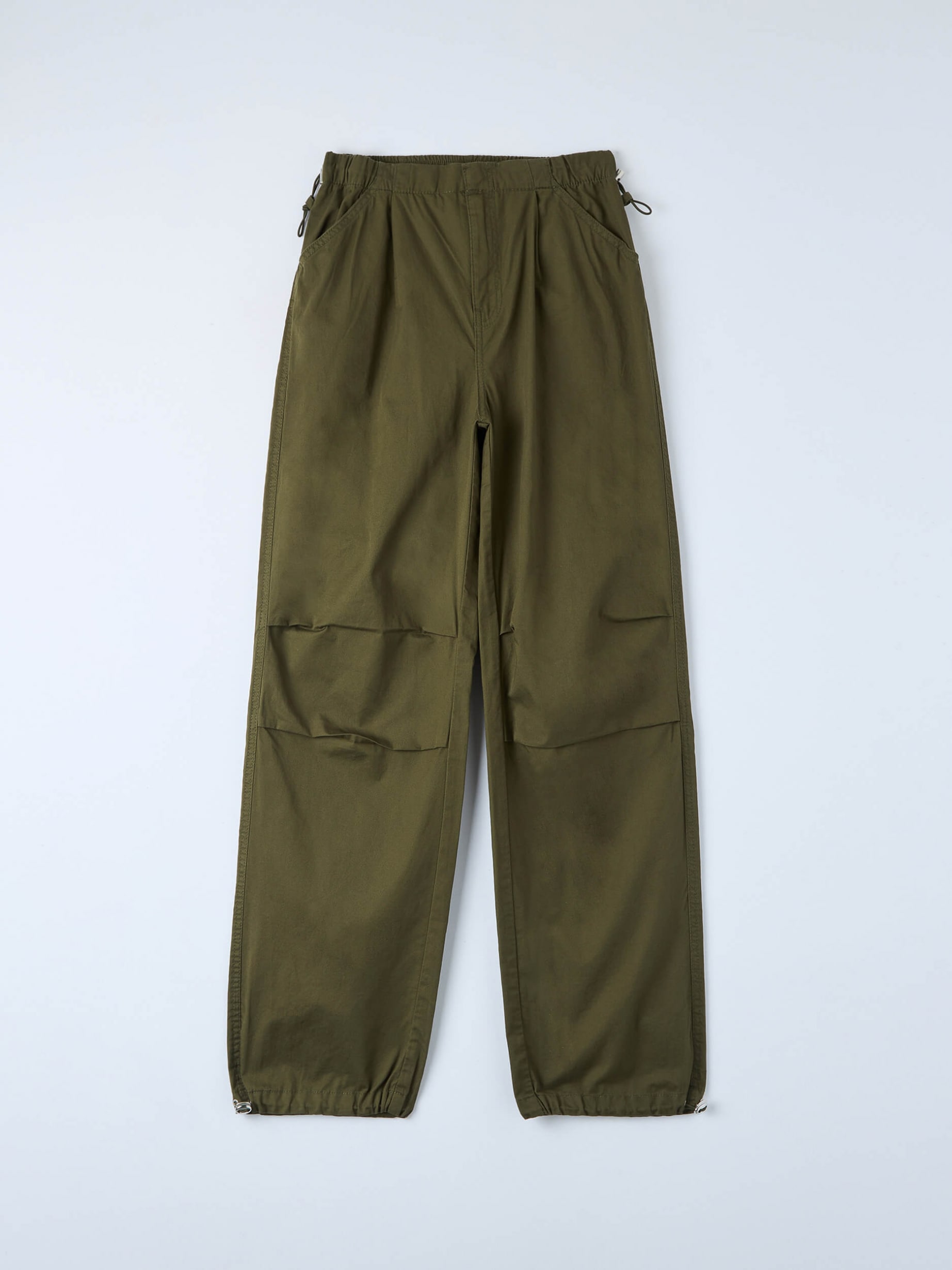 Green military Parachute cargo trousers - Buy Online | Terranova