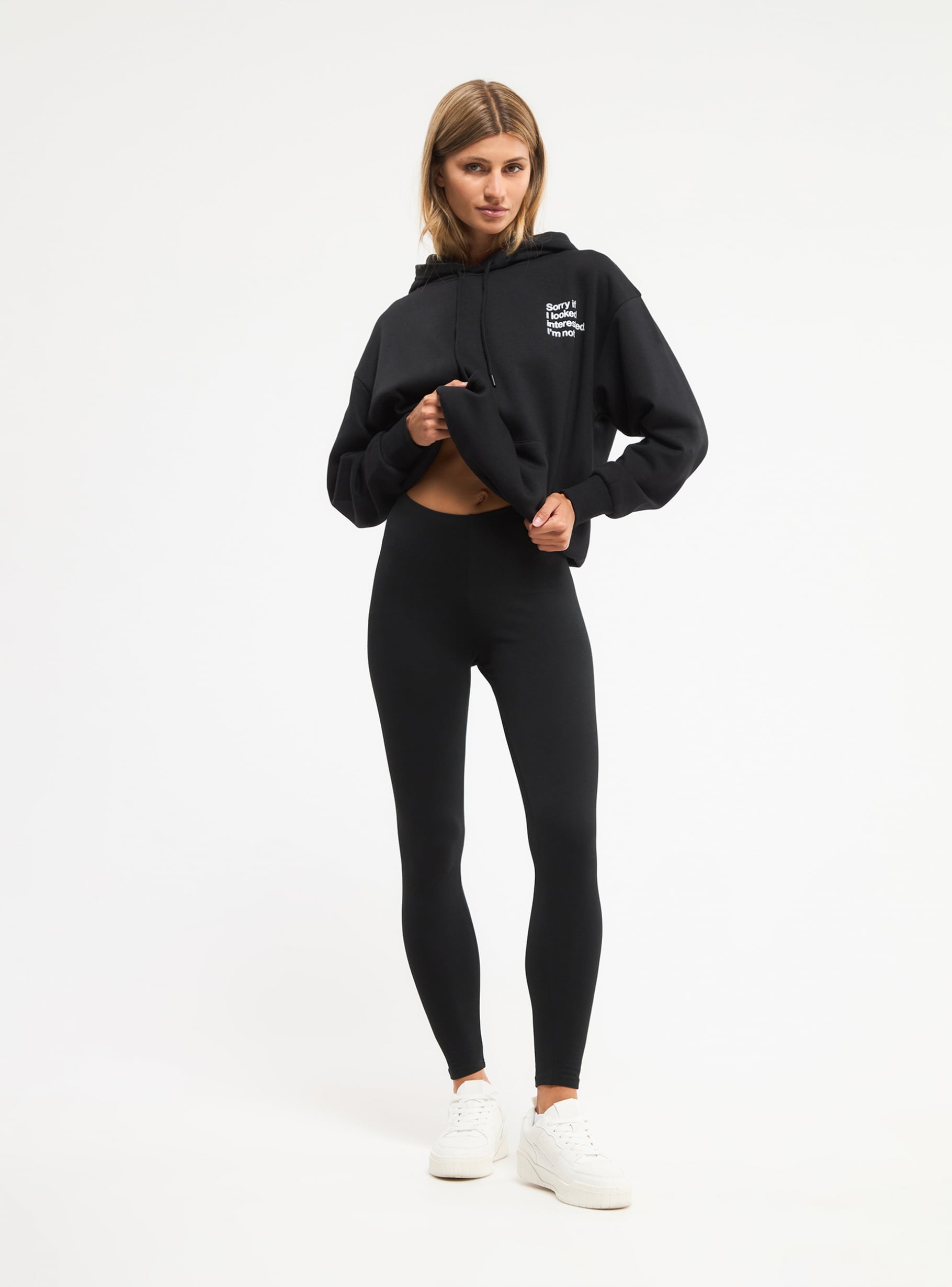Black Single-colour leggings - Buy Online