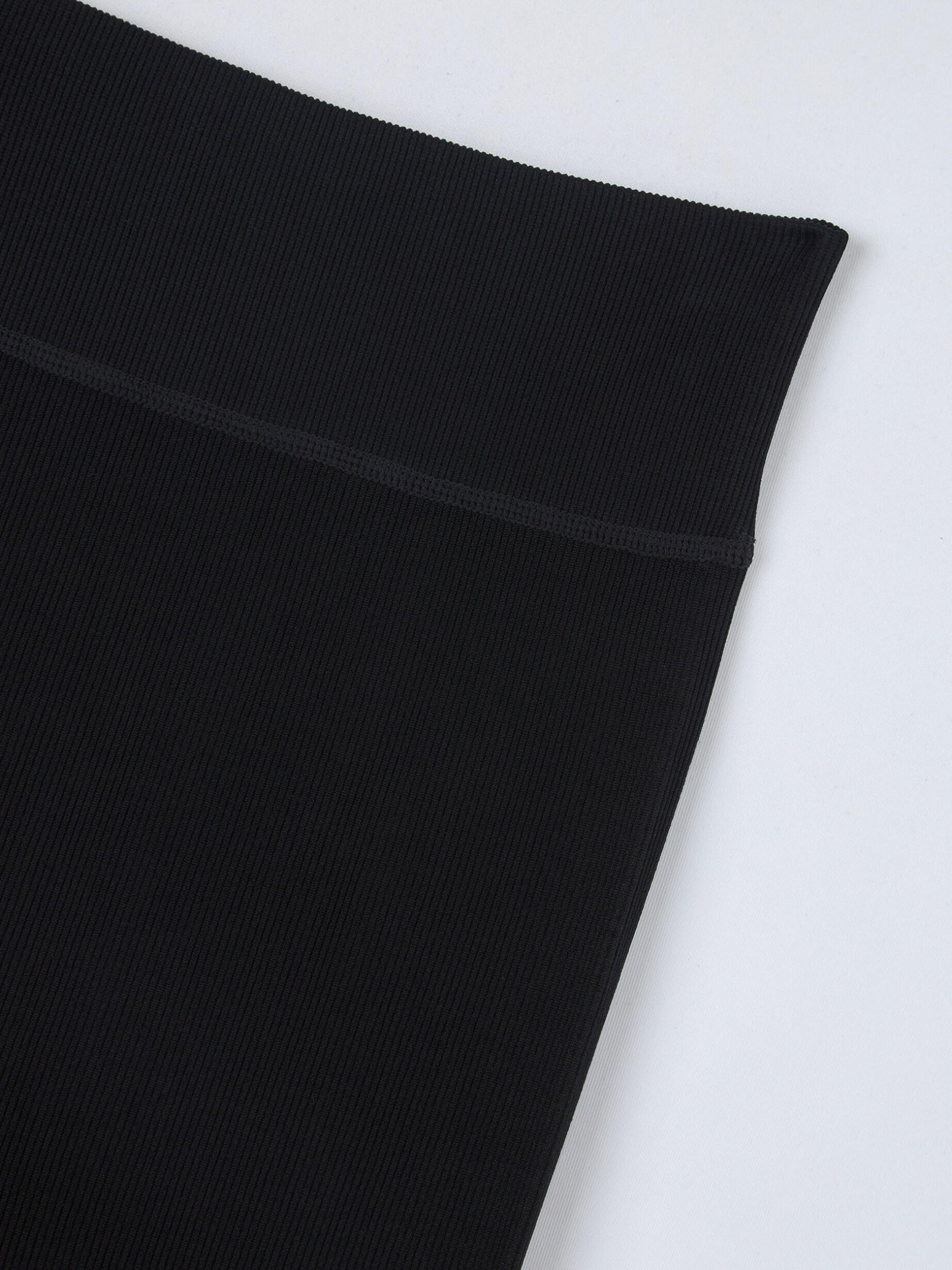 Black Seamless plain leggings - Buy Online