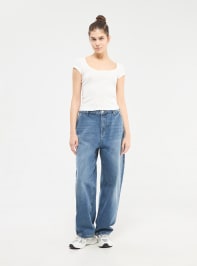 Long pants jeans Woman Terranova