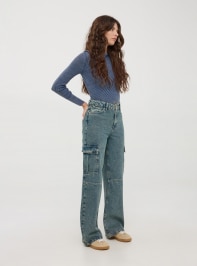 Long pants jeans Woman Terranova