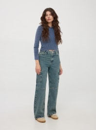 Pantalone Jeans Lungo Damen Terranova