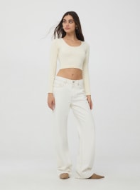 Long pants jeans Woman Terranova