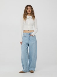 Pantalone Jeans Lungo Donna Terranova