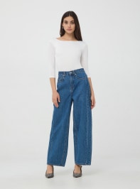 Long pants jeans Woman Terranova