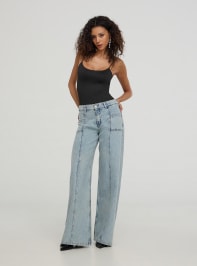 Pantalone Jeans Lungo Damen Terranova