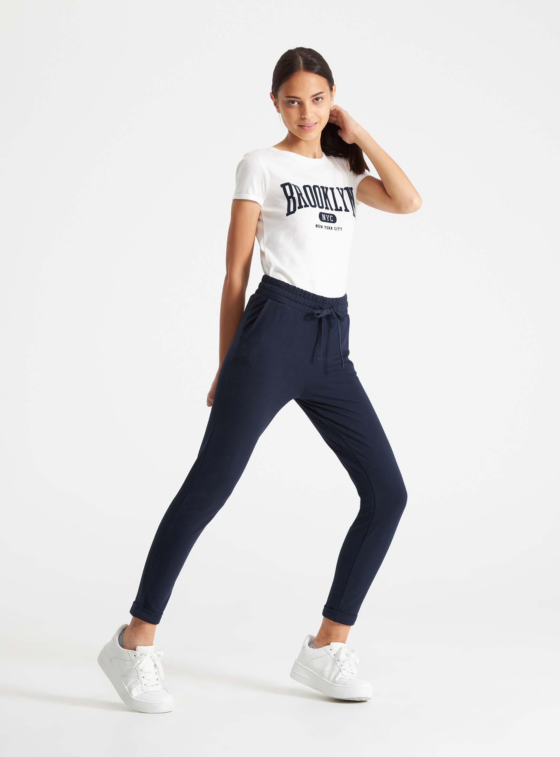 skinny fit jogging bottoms