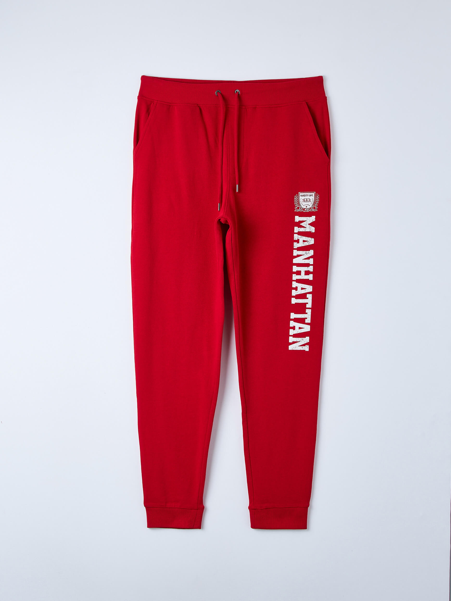 hollister red joggers