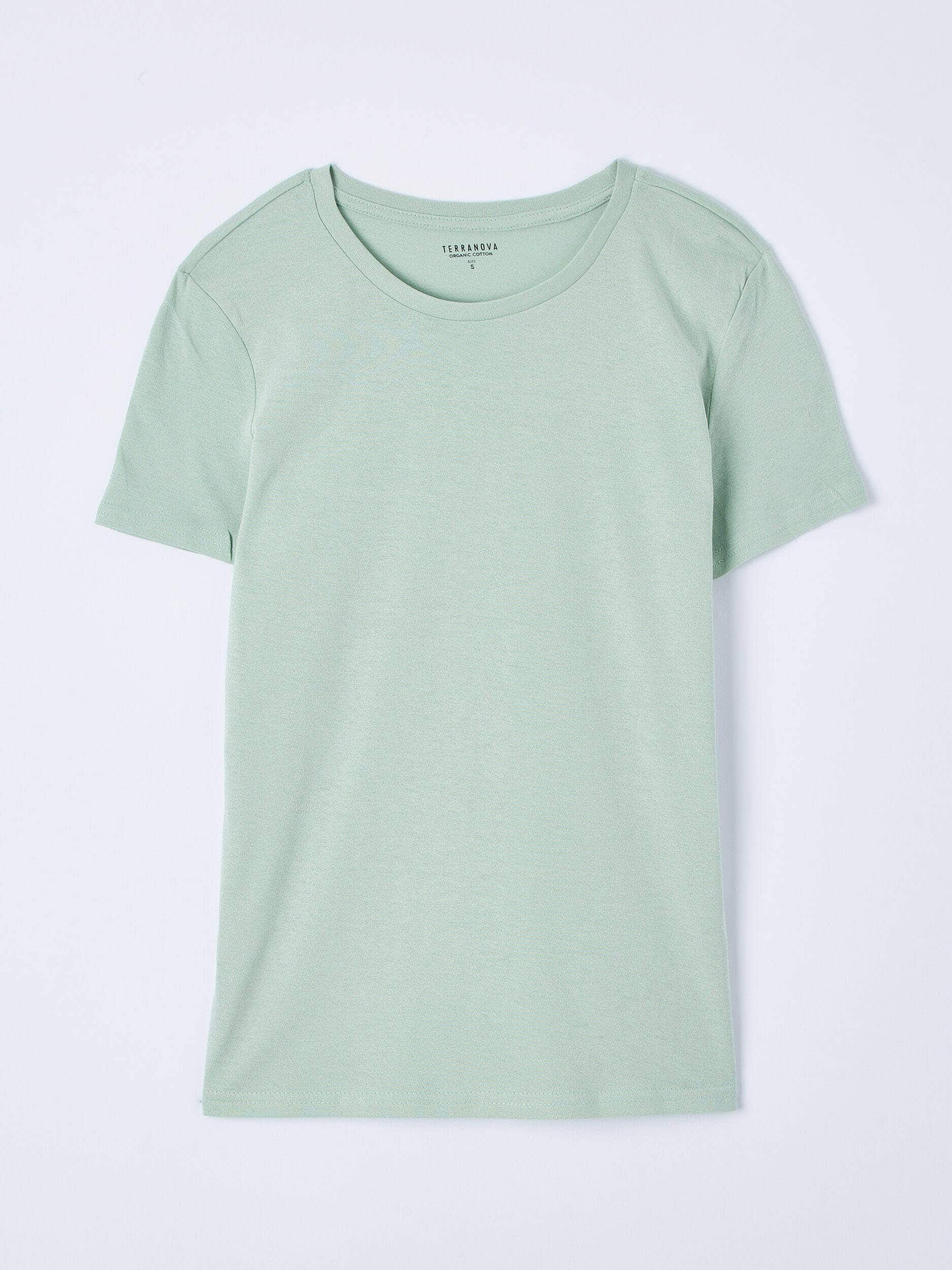 camiseta verde pastel