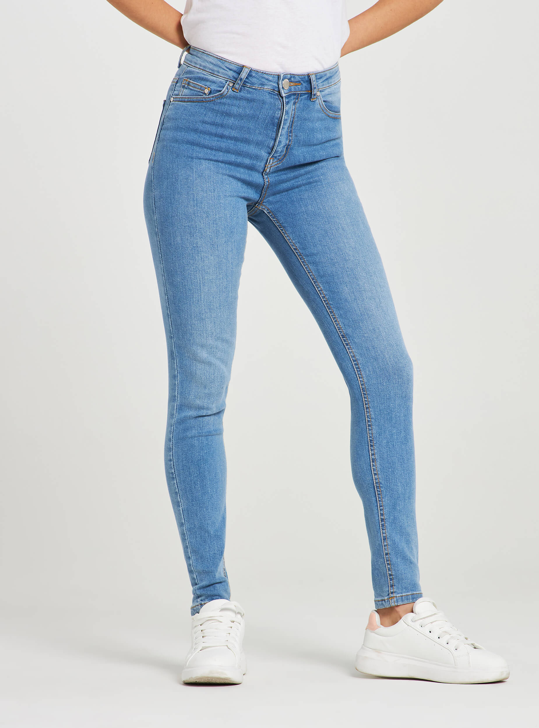 jeans high waist stretch
