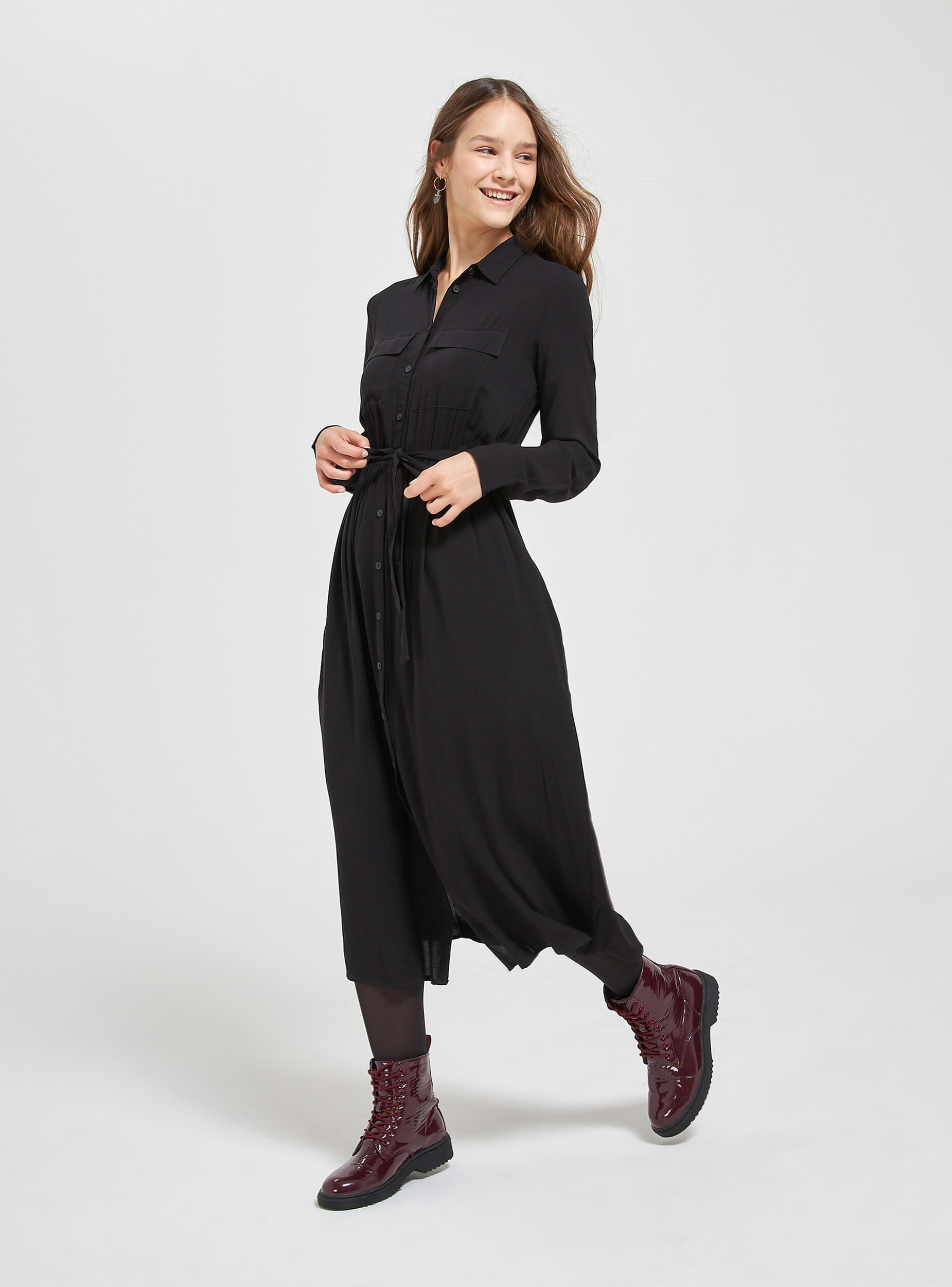 shirt dress long