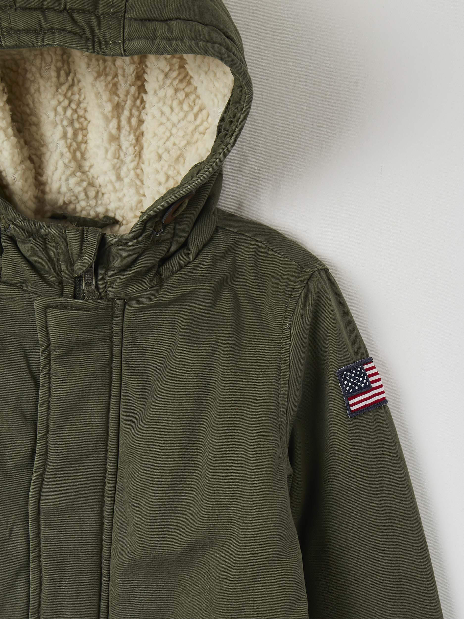 sherpa parka jacket