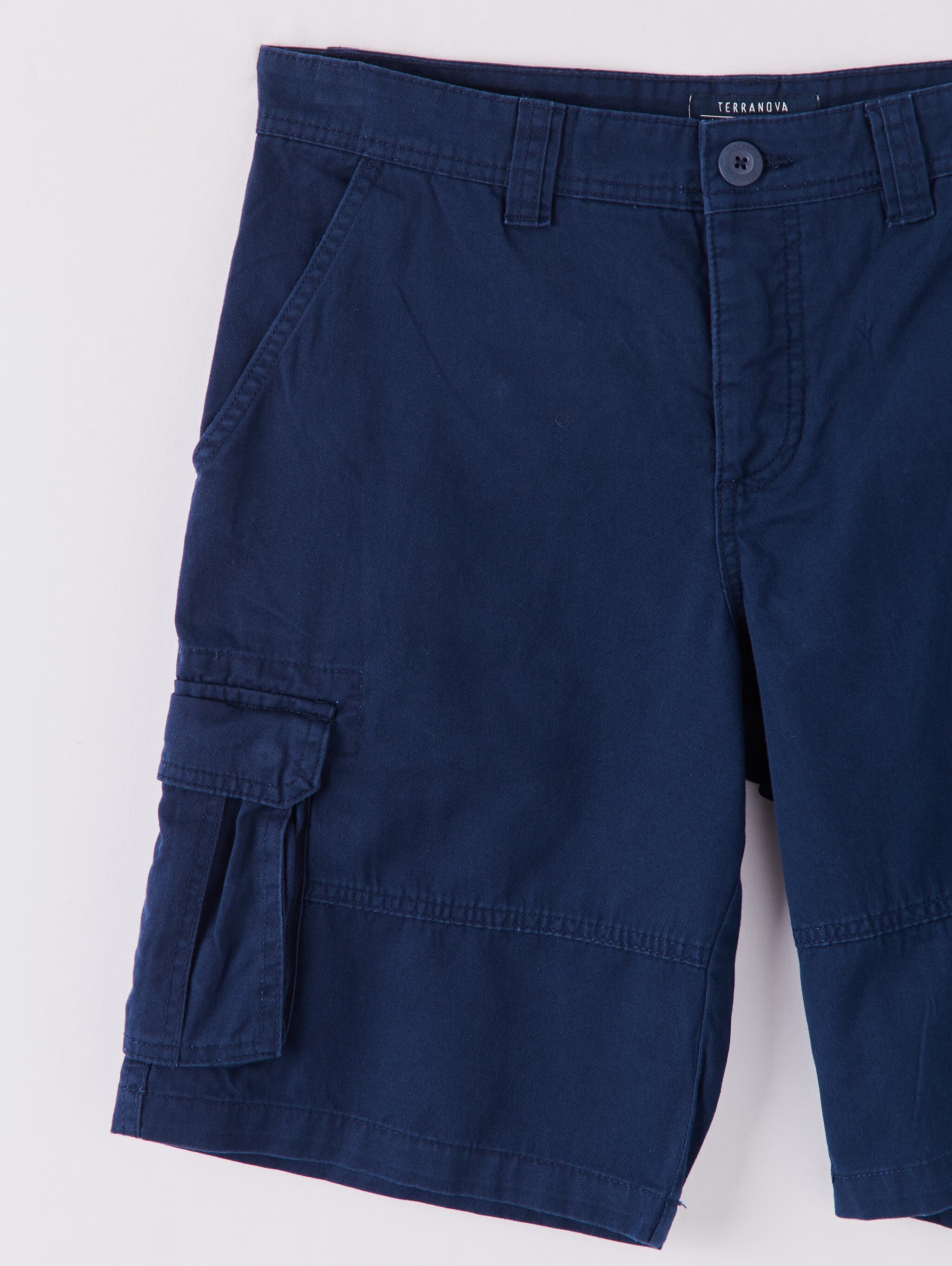 full blue cargo shorts