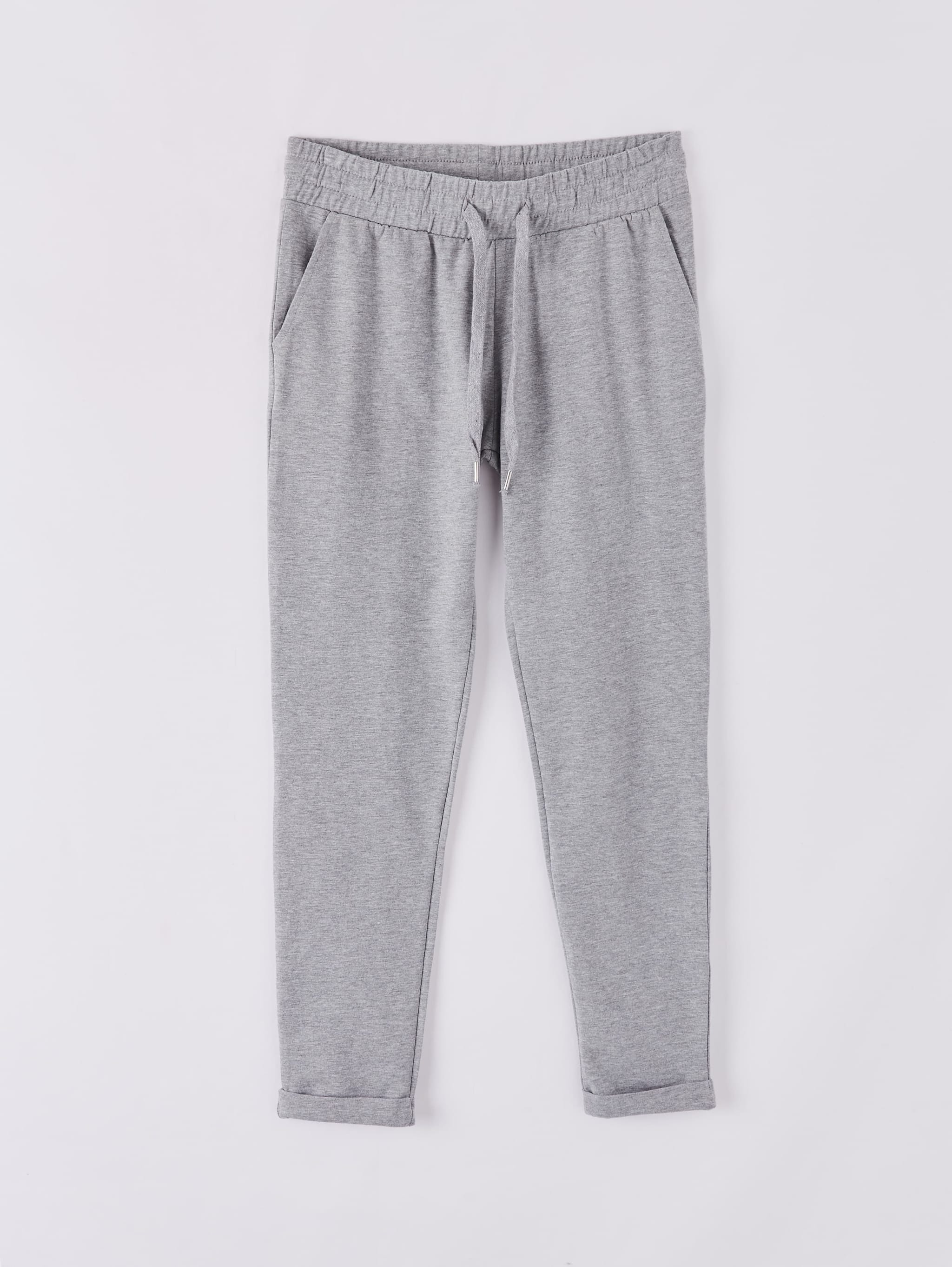 grey chino joggers