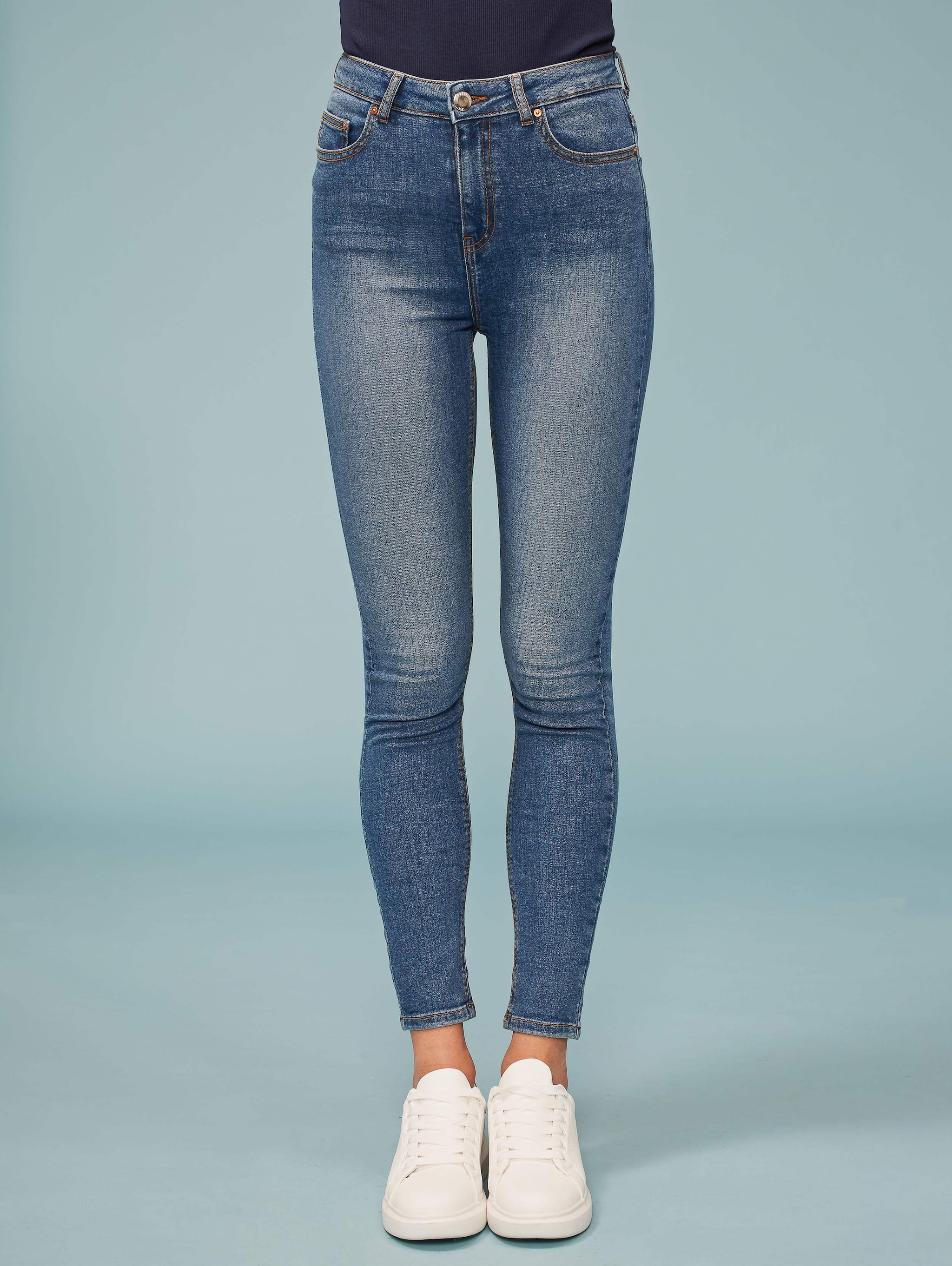waist skinny jeans