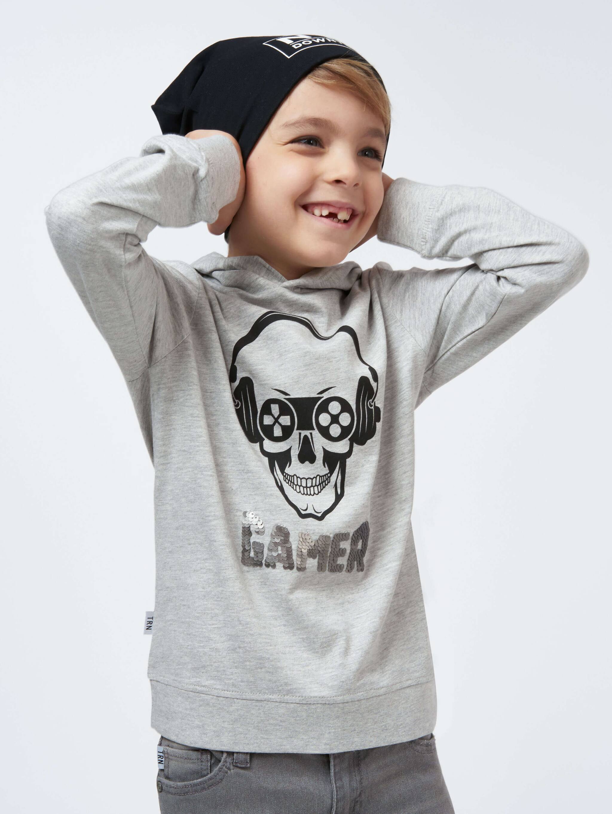 boys shirt with hood