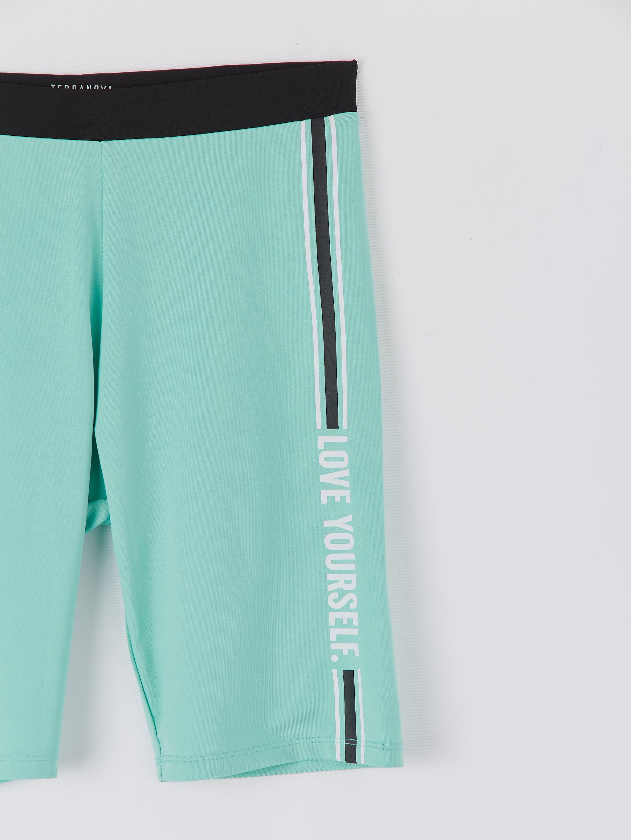 mint green cycling shorts