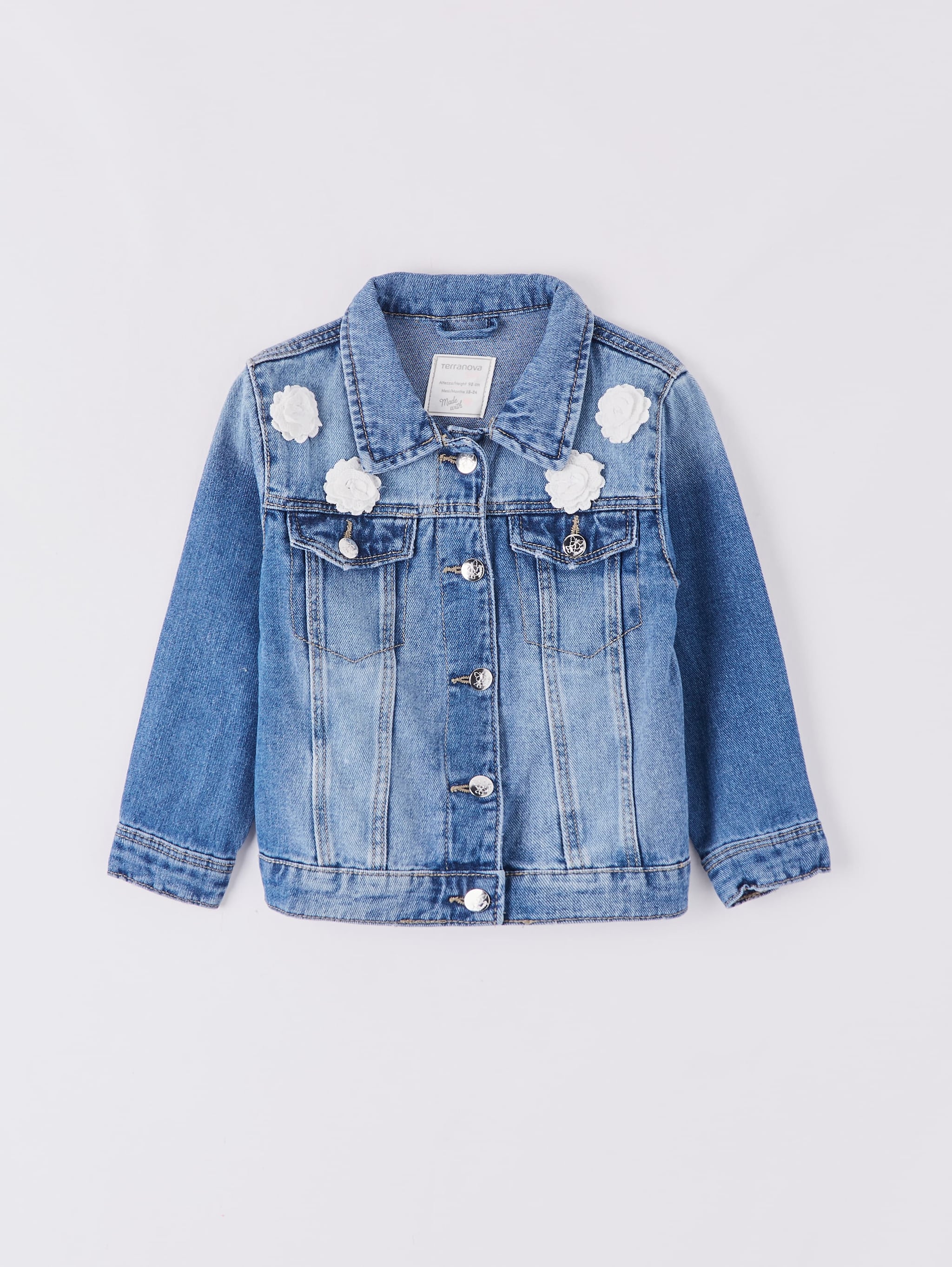 newborn girl denim jacket